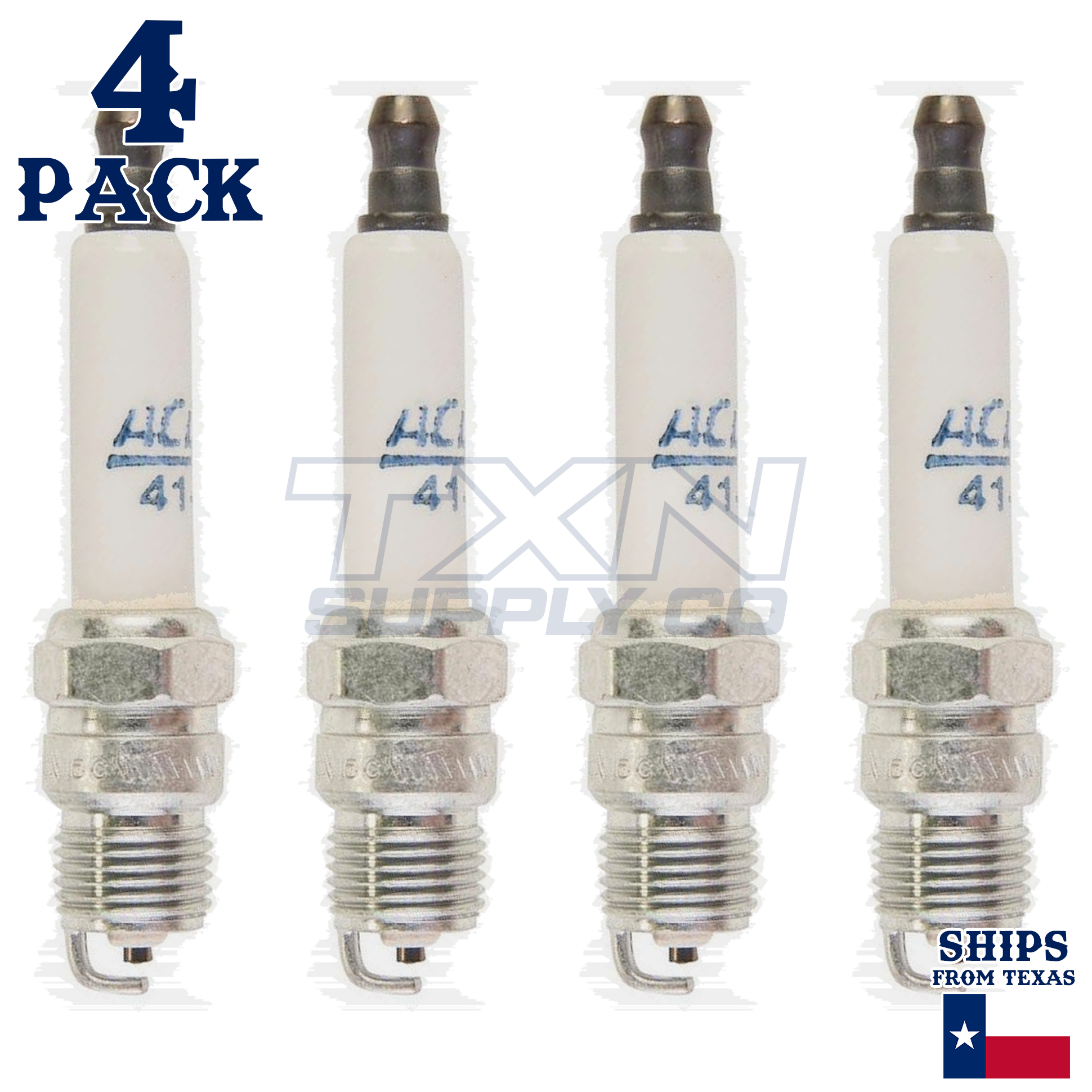 1990-1993 Chevrolet S10 2.5L ACDelco Double Platinum Spark Plugs - 4 Pack - Image 2