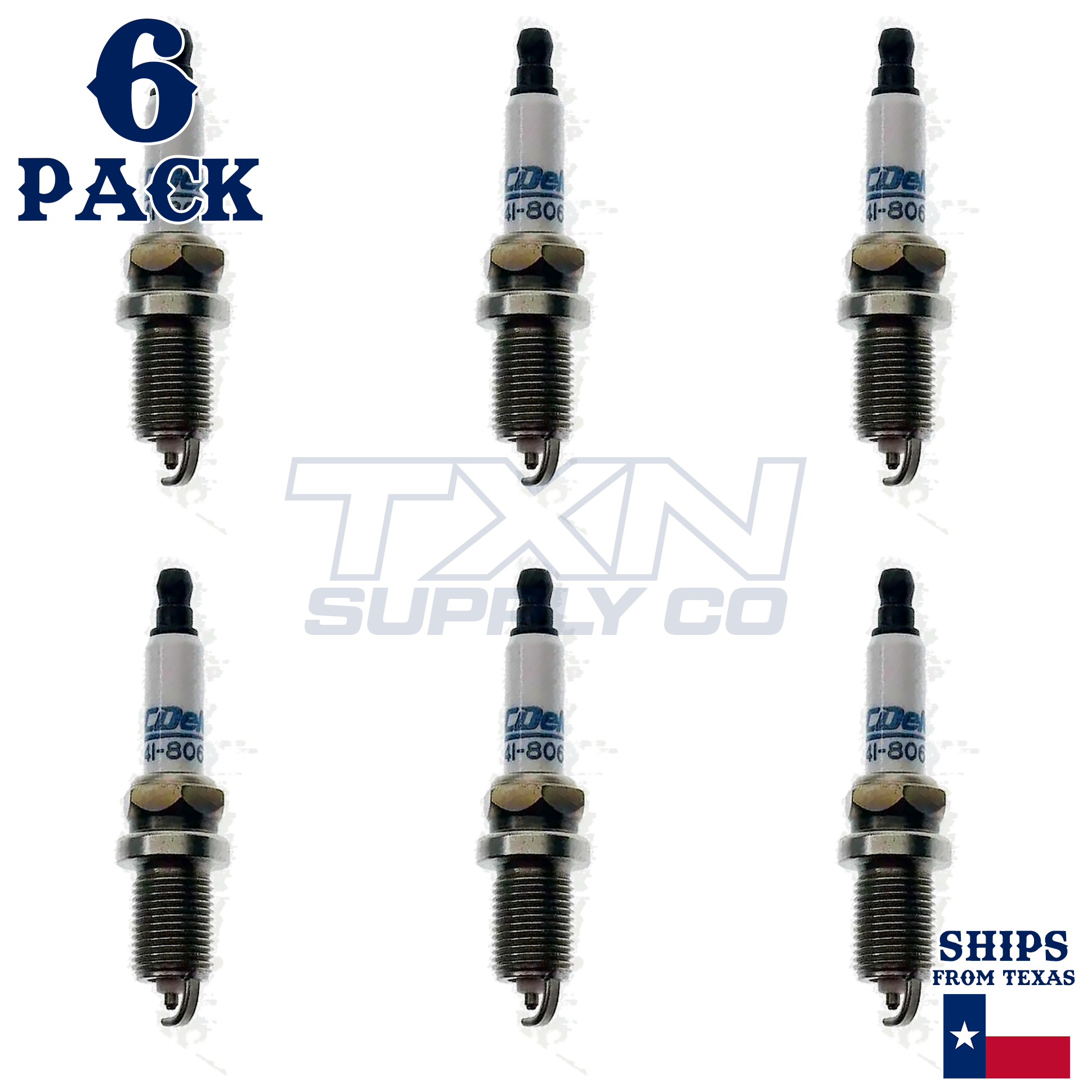 2000 Saturn LW2 3.0L ACDelco Double Platinum Spark Plugs - 6 Pack - Image 1