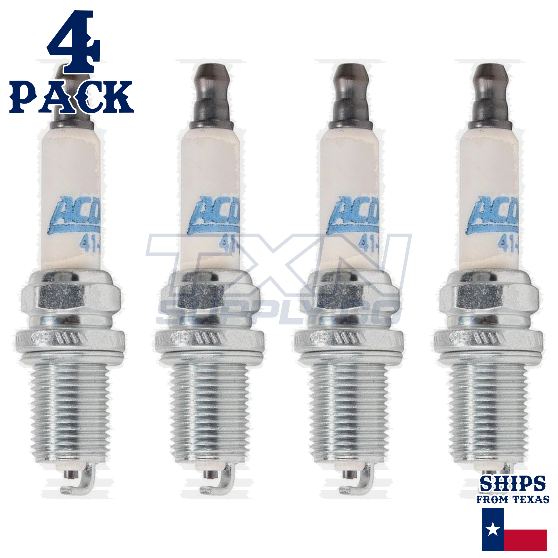1991-1998 Saturn SL1 1.9L ACDelco Double Platinum Spark Plugs - 4 Pack