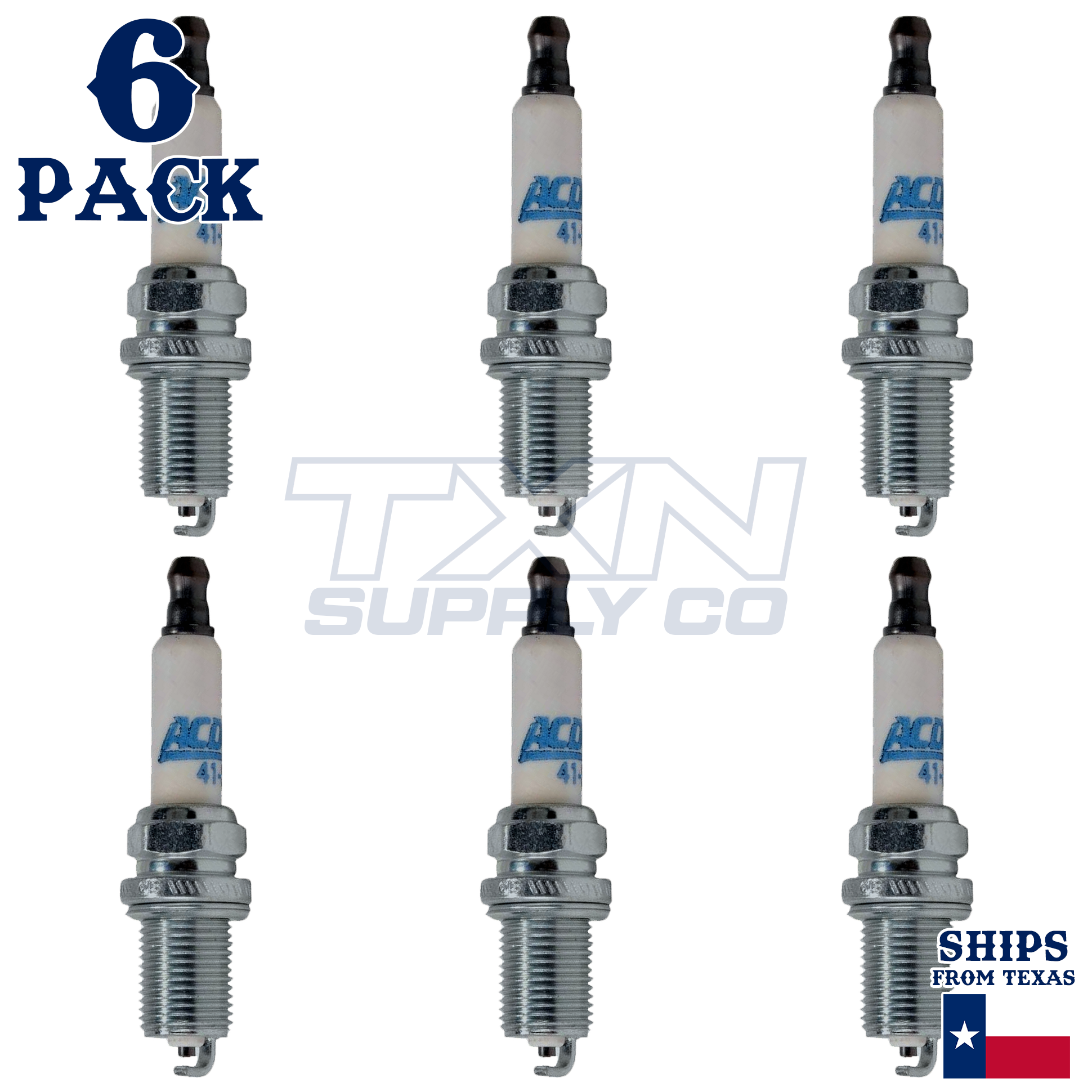 ACDelco 41-808 Spark Plugs 6 Pack - Image 1