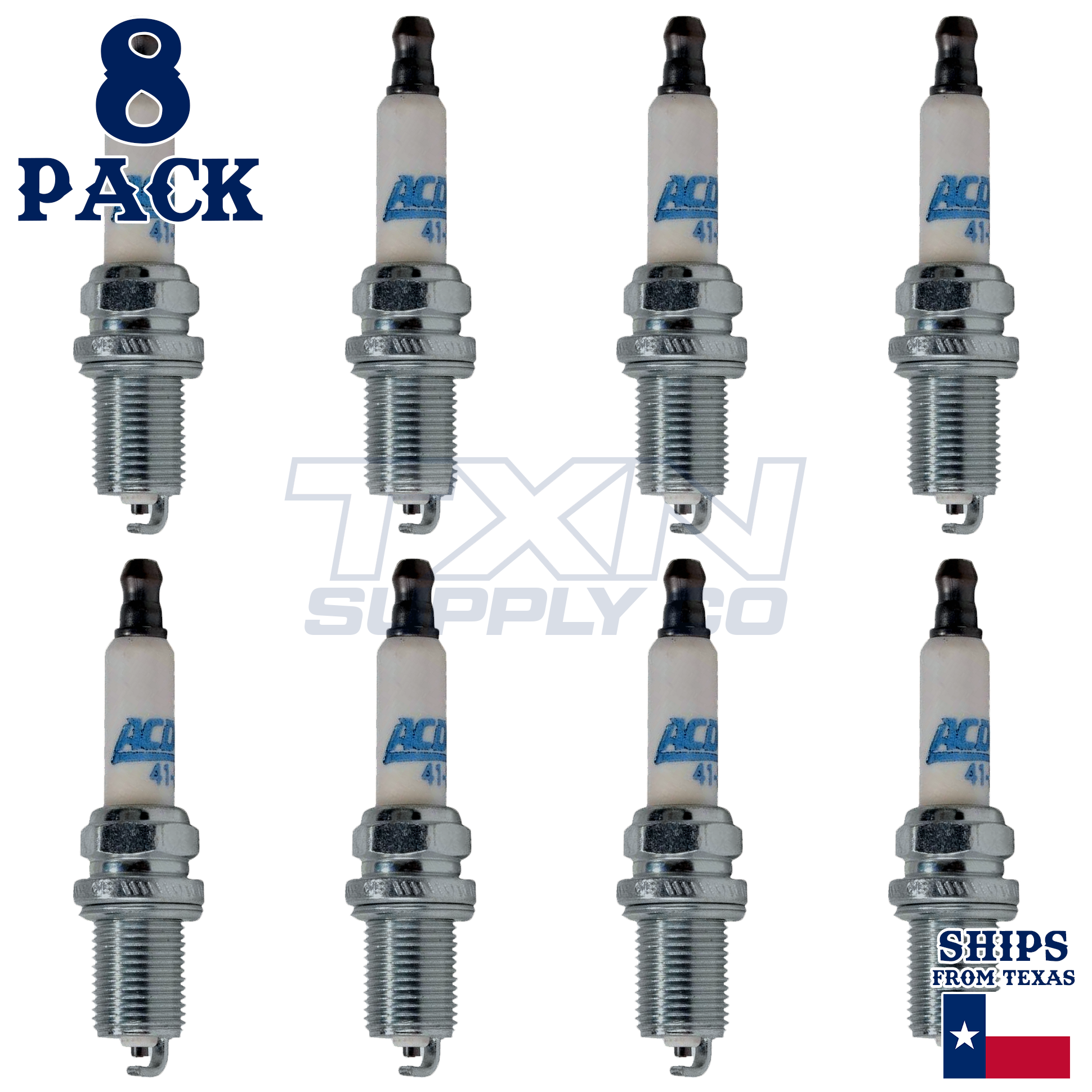 ACDelco 41-808 Spark Plugs 8 Pack - Image 1
