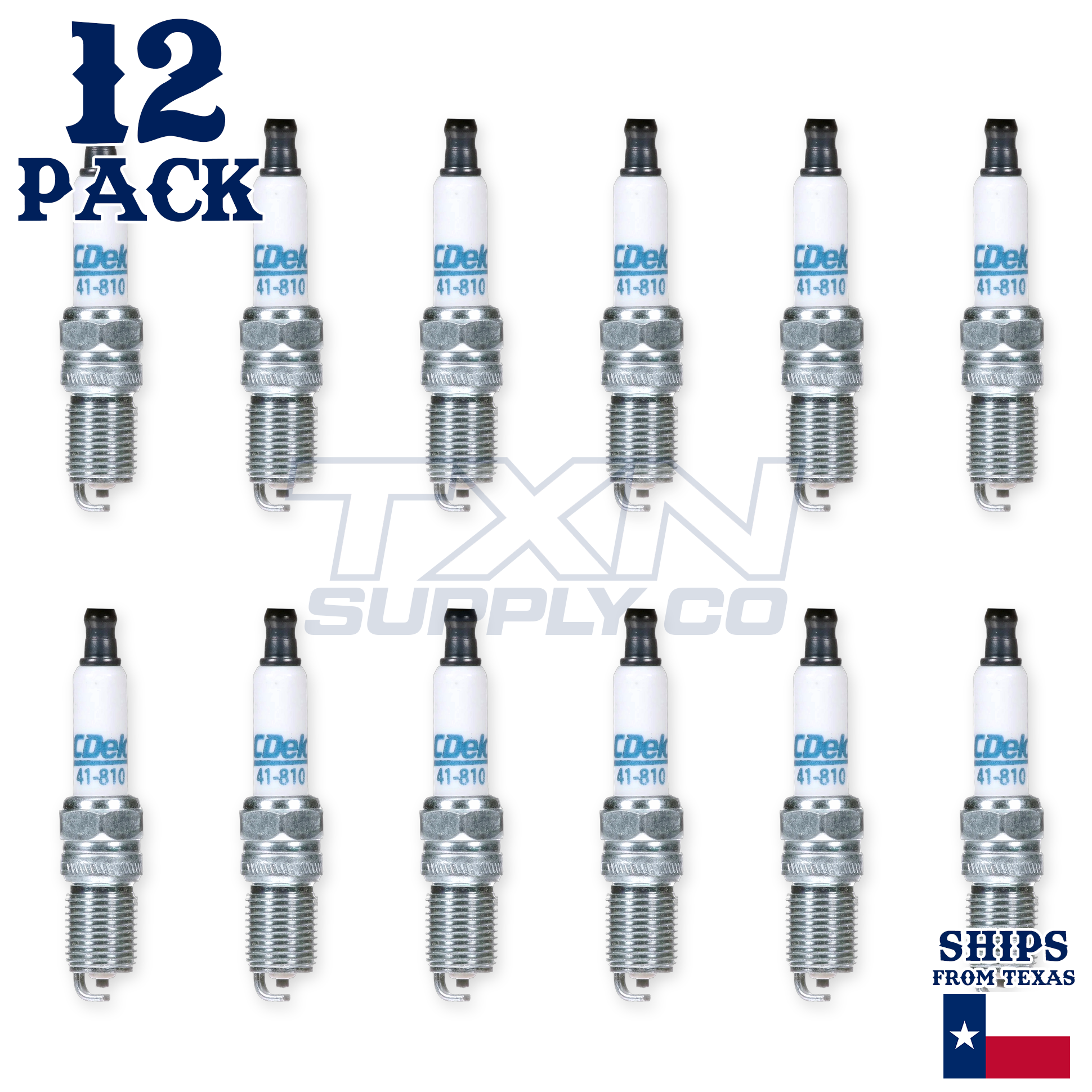 12 Pack ACDelco Double Platinum Spark Plugs 1992-1993 for Jaguar XJRS 6.0L - Image 1