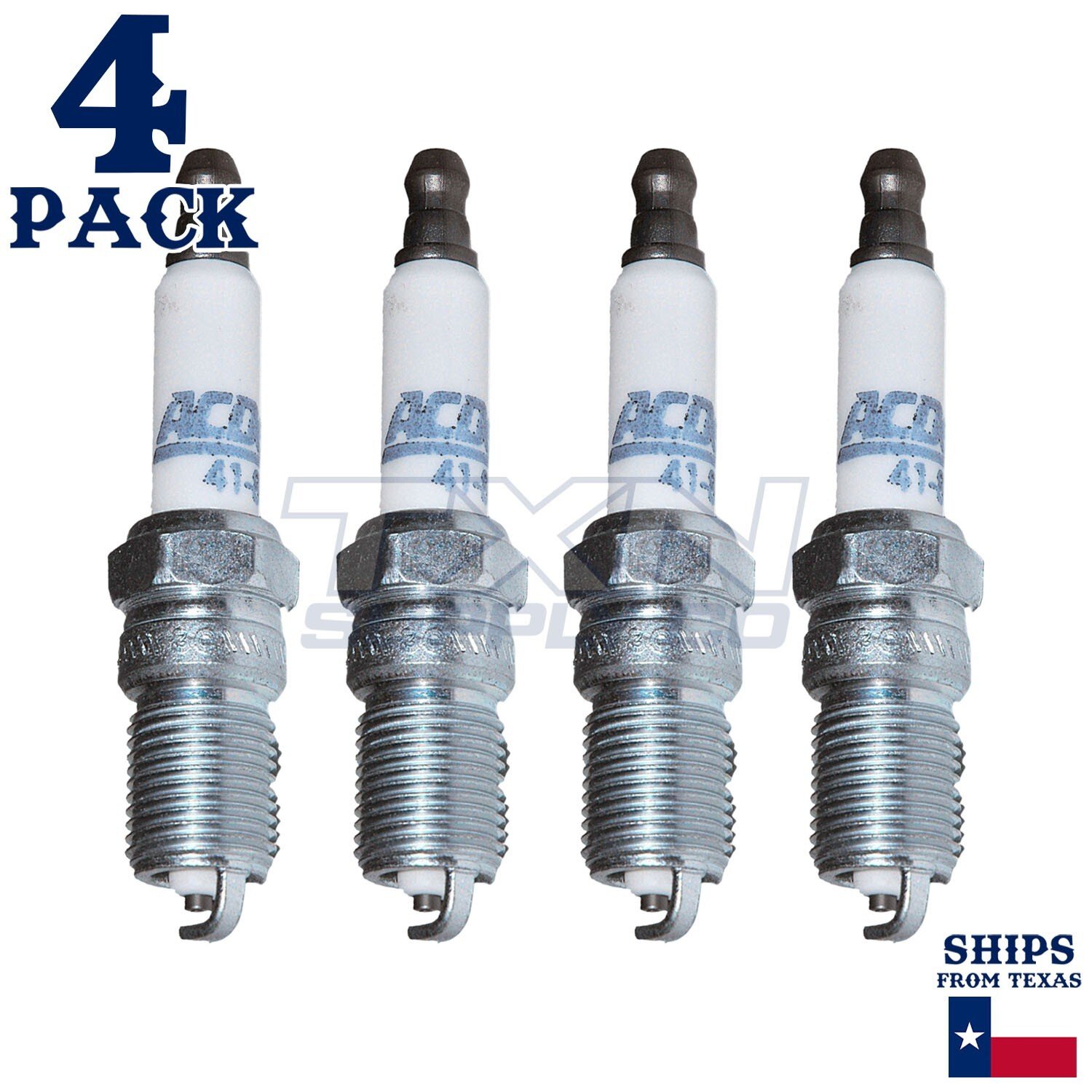 4 Pack ACDelco 41-810 Double Platinum Spark Plugs