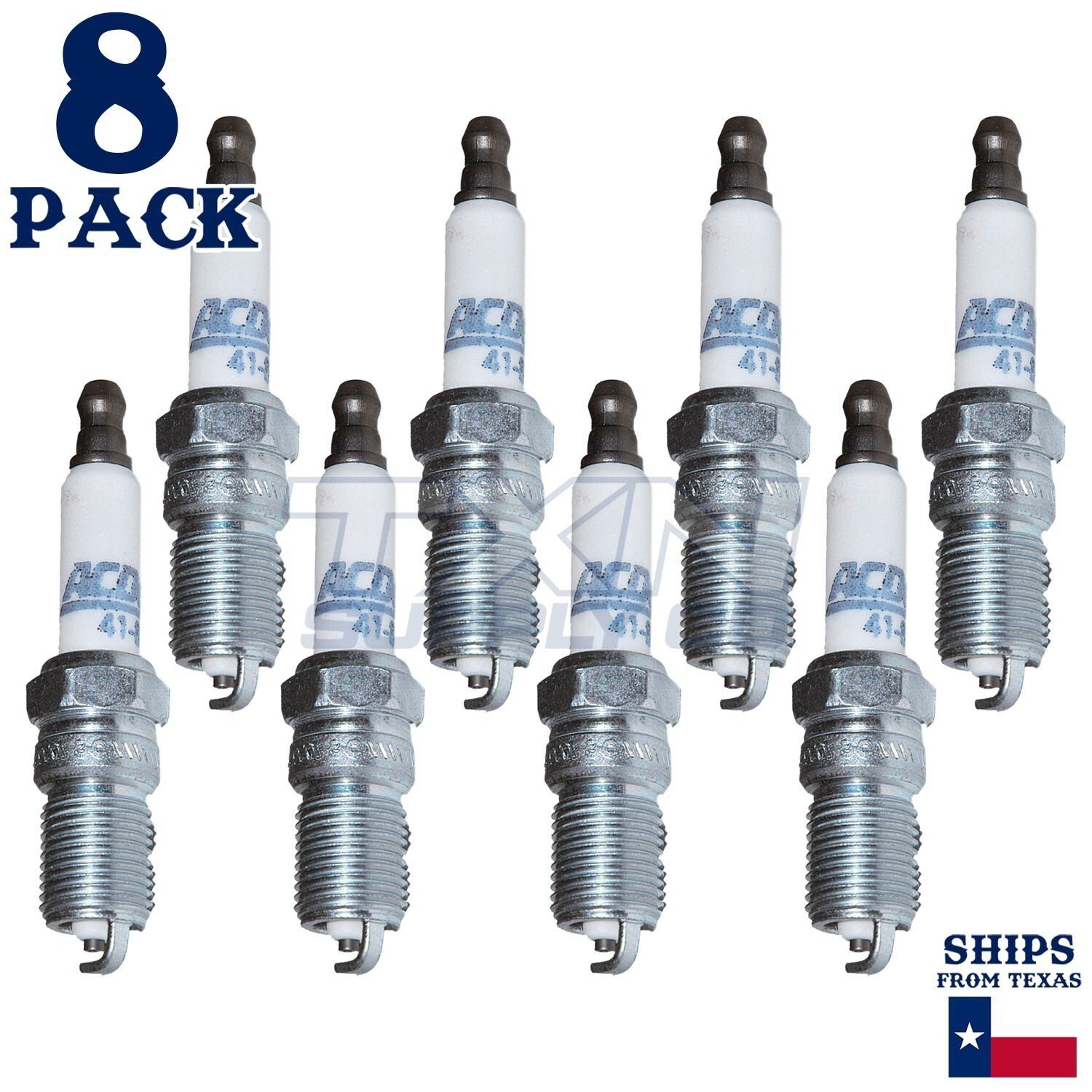 8 Pack ACDelco Double Platinum Spark Plugs 2009-2010 for Ford Falcon FPV 5.4L