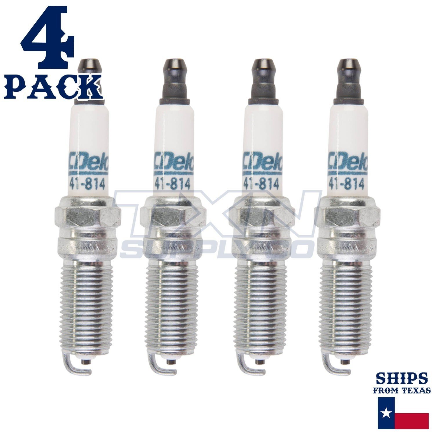 4 Pack ACDelco Double Platinum Spark Plugs 2008-2012 for Ford Escape 2.3L