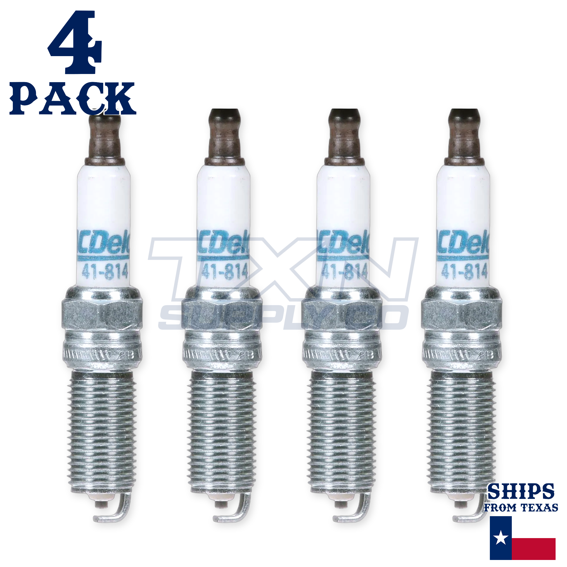 4 Pack ACDelco Double Platinum Spark Plugs 2002-2005 for Ford Focus 2.0L