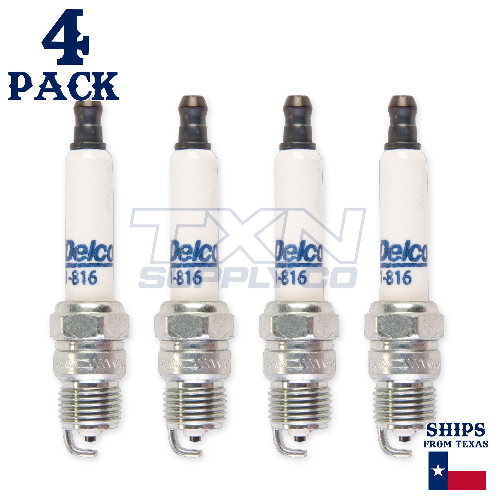 1990-1992 Chevrolet Lumina 2.5L ACDelco Double Platinum Spark Plugs - 4 Pack