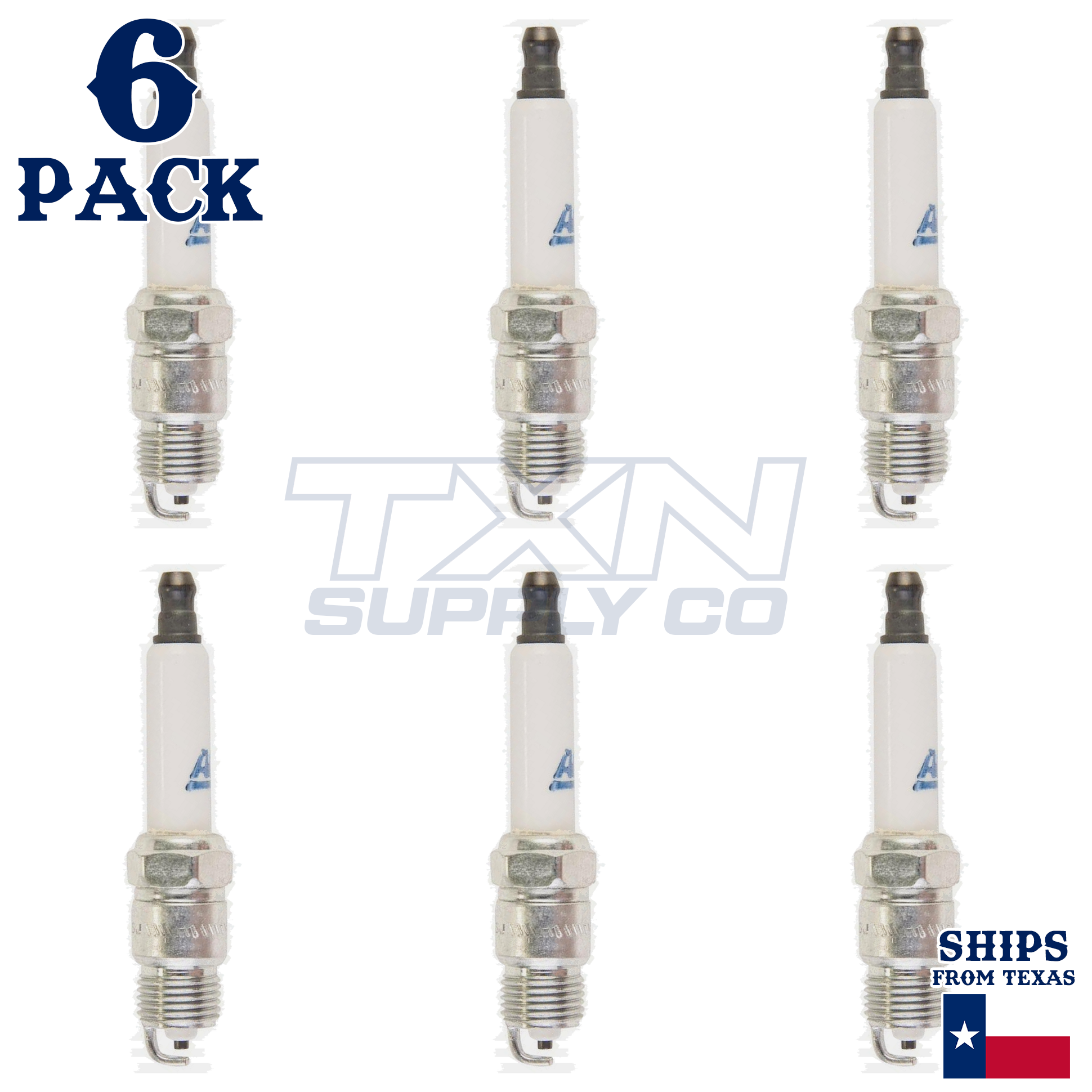 1990-1992 Chevrolet Camaro 3.1L ACDelco Double Platinum Spark Plugs - 6 Pack