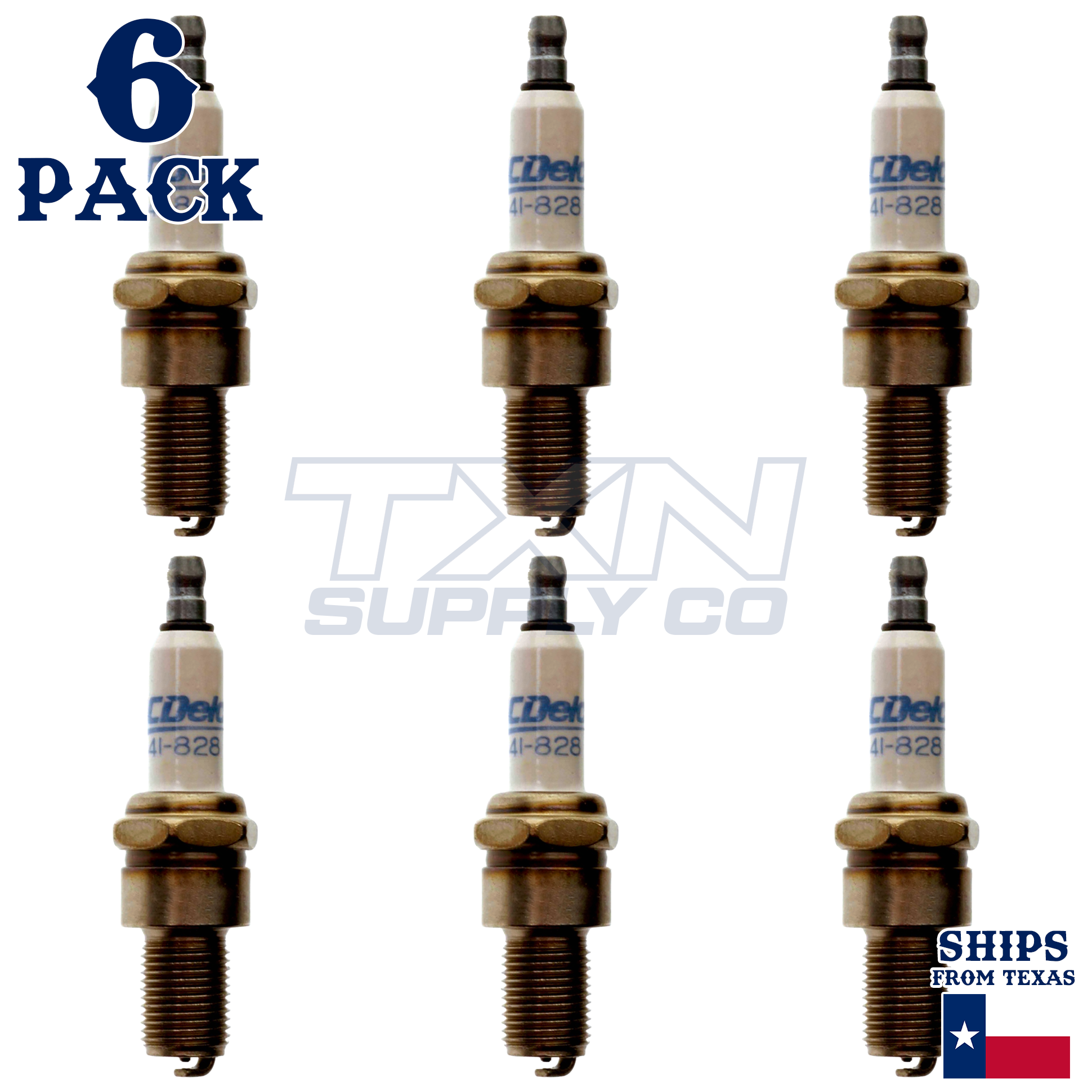 ACDelco 41-828 Spark Plugs 6 Pack - Image 1