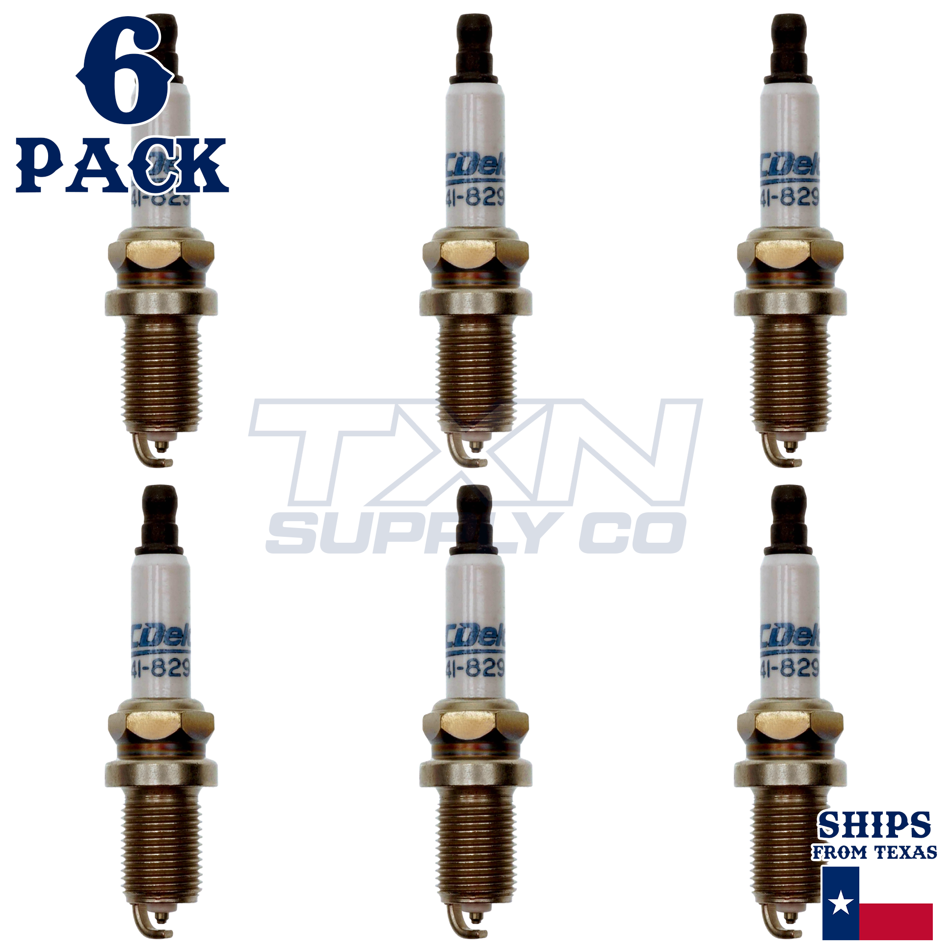 ACDelco 41-829 Spark Plugs 6 Pack - Image 1