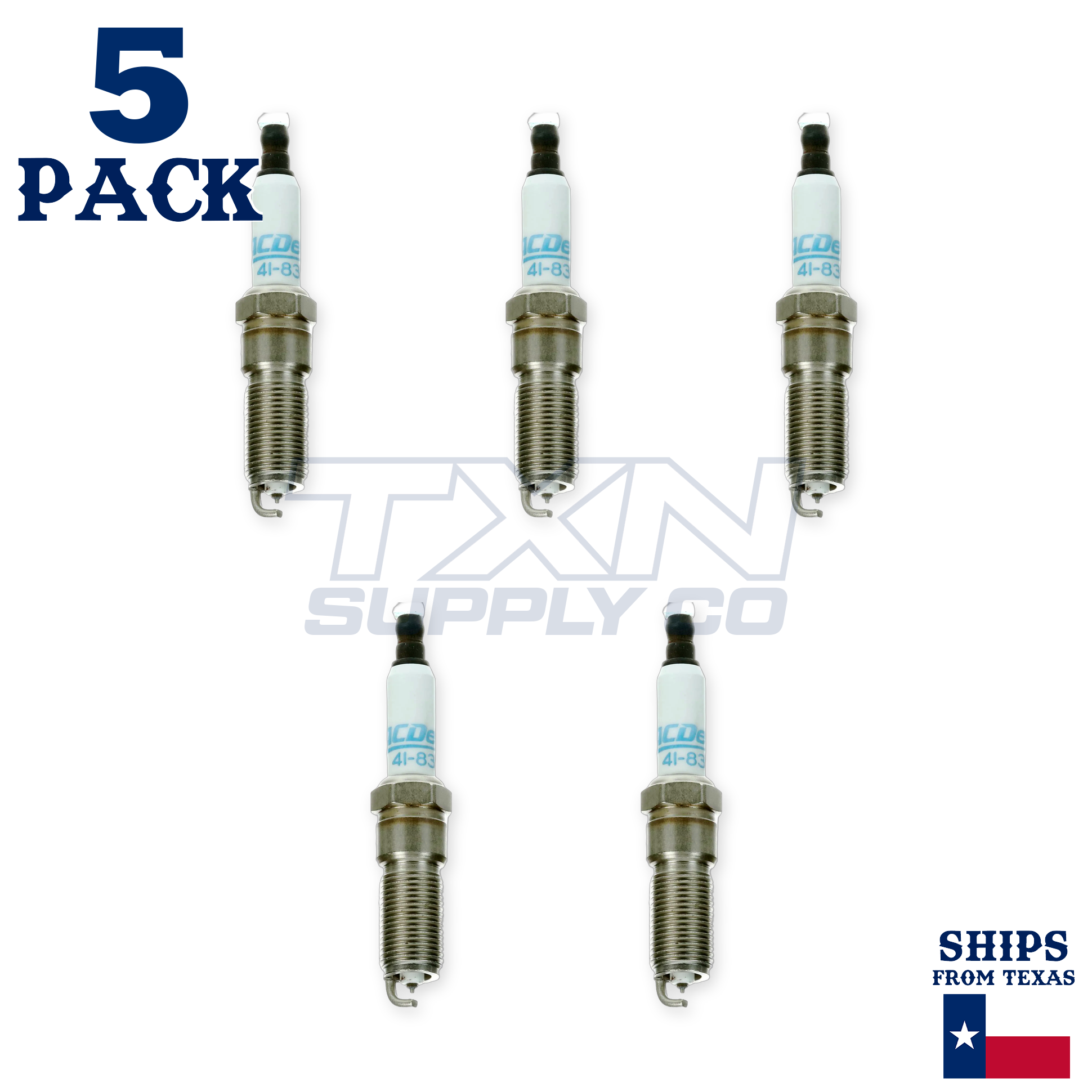 2007-2010 GMC Canyon 3.7L ACDelco Double Platinum Spark Plugs - 5 Pack