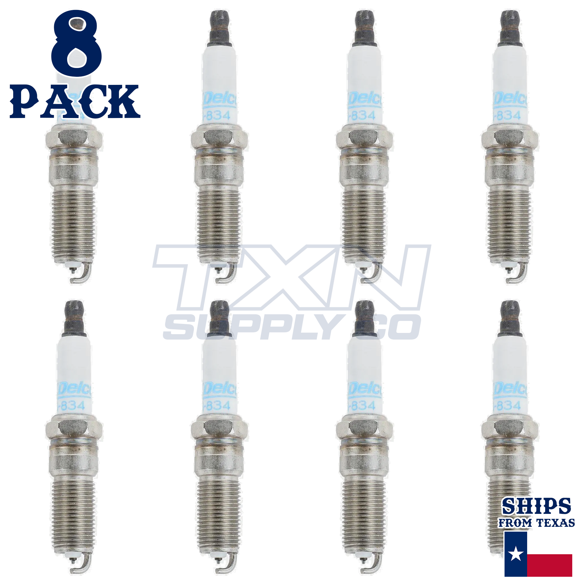 8 Pack ACDelco Double Platinum Spark Plugs 2009 for Dodge Charger 5.7L - Image 1