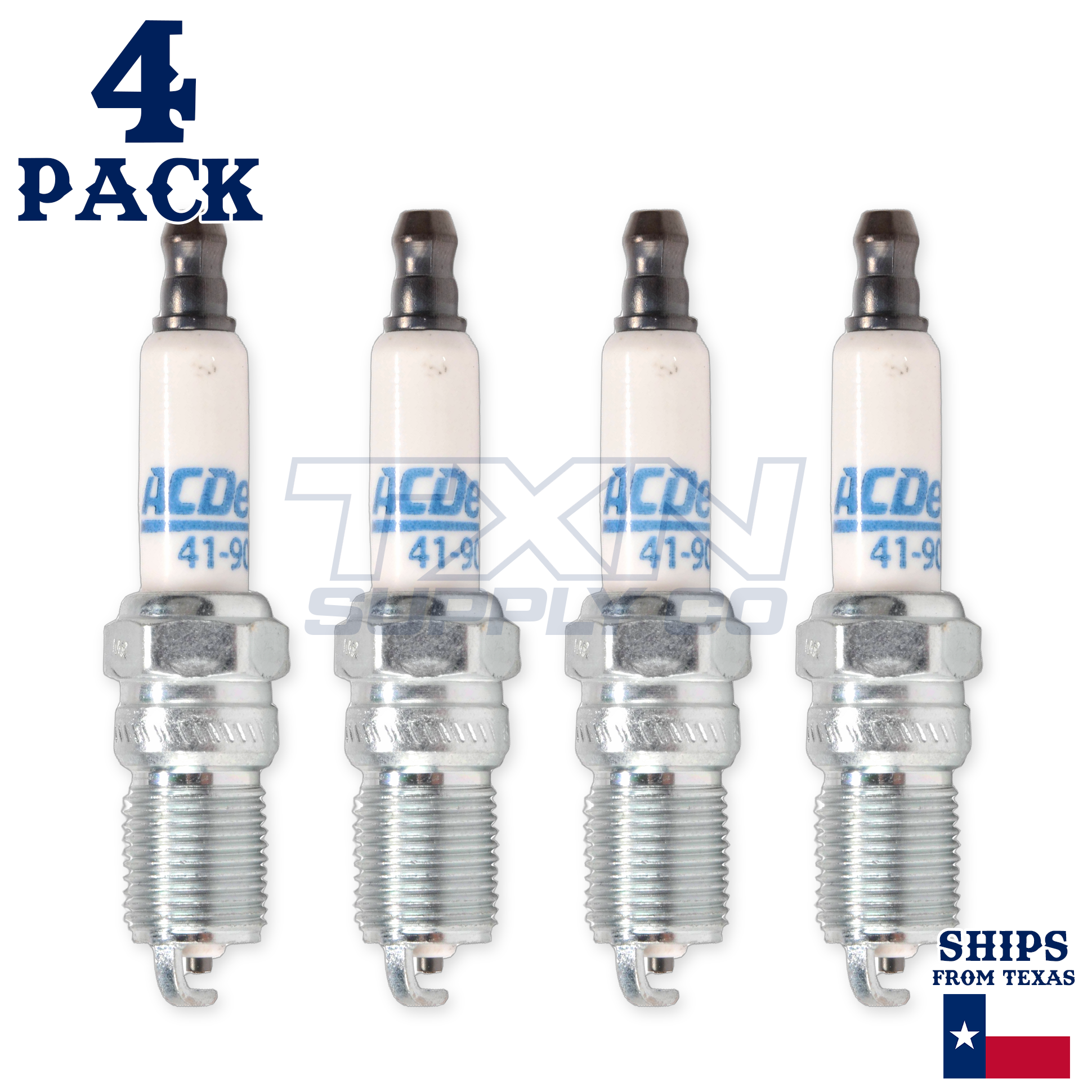 1998-1999 Chevrolet Cavalier 2.2L ACDelco Double Platinum Spark Plugs - 4 Pack - Image 2