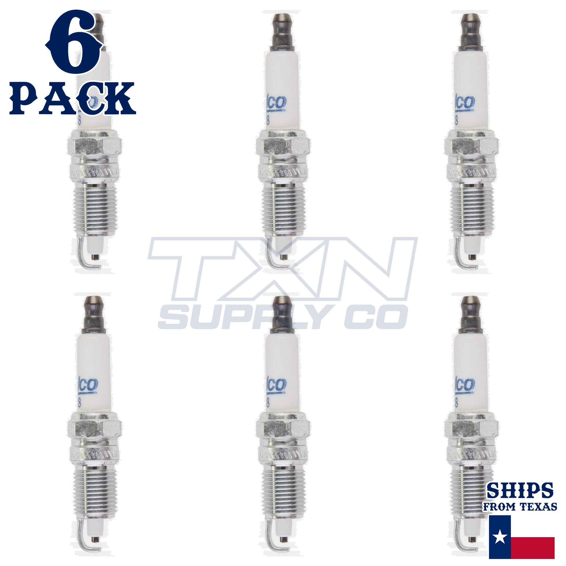 1994-1995 Buick Century 3.1L ACDelco Double Platinum Spark Plugs - 6 Pack