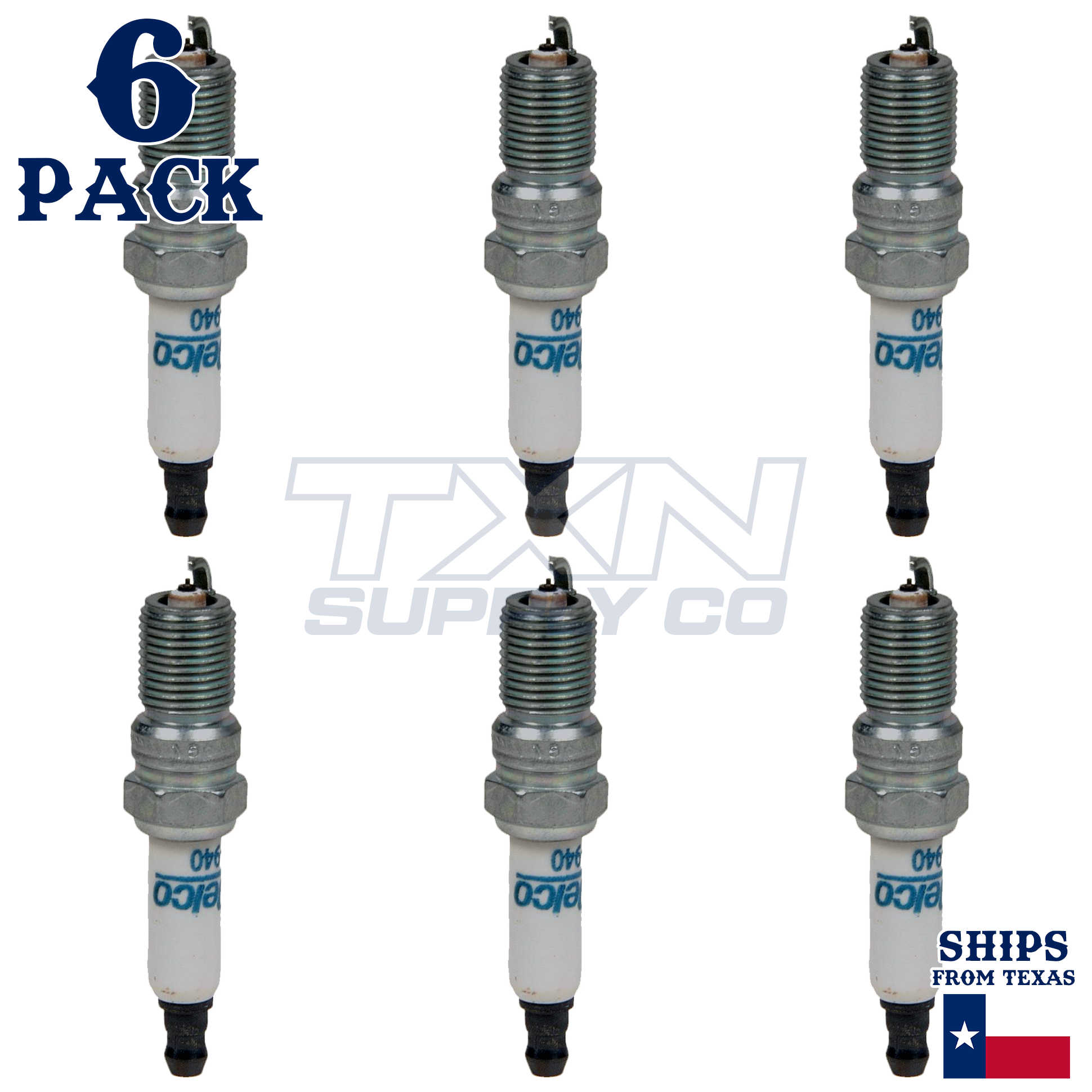 ACDelco 41-940 Spark Plugs 6 Pack - Image 1