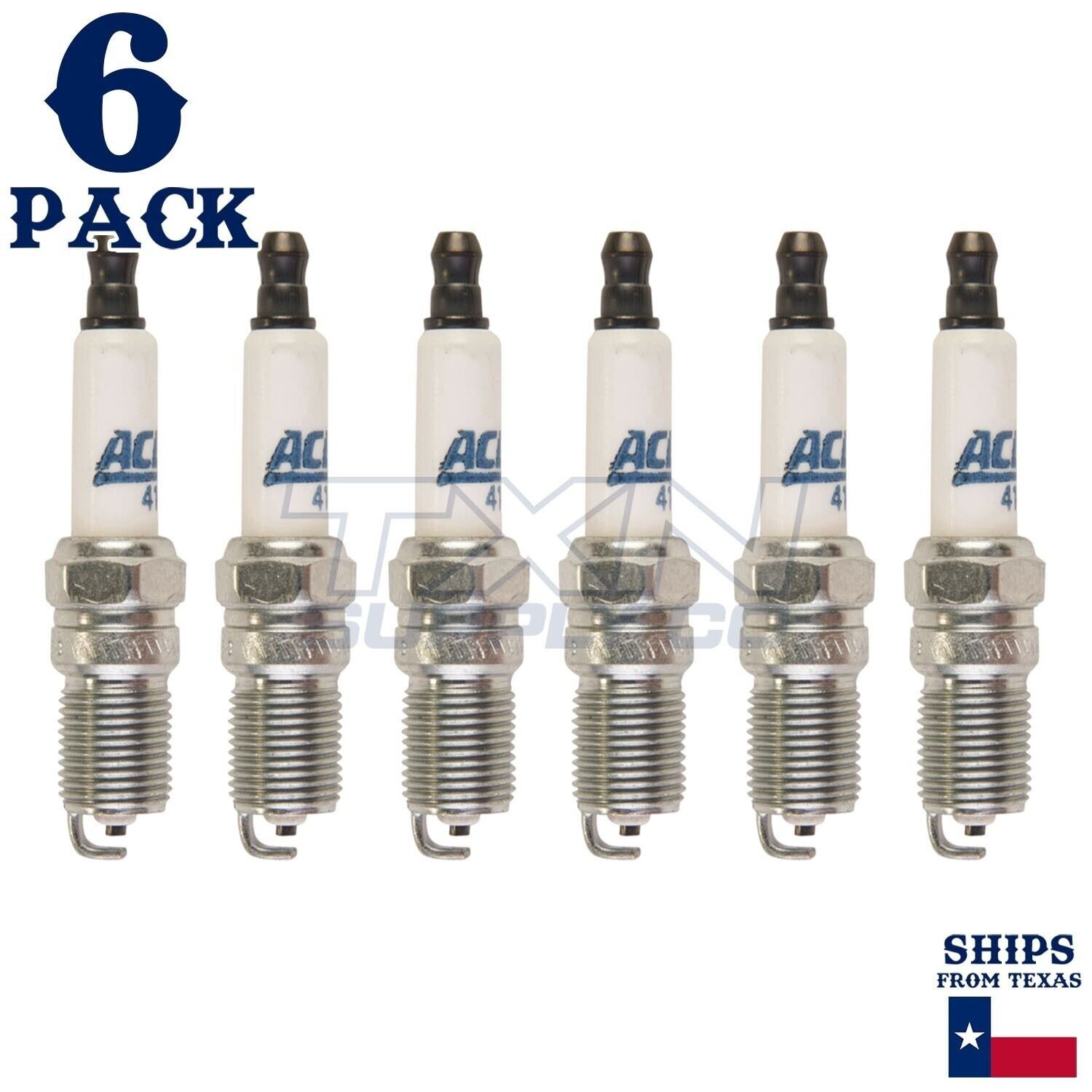 6 Pack ACDelco Double Platinum Spark Plugs 2005-2006 for Ford Courier 4.0L