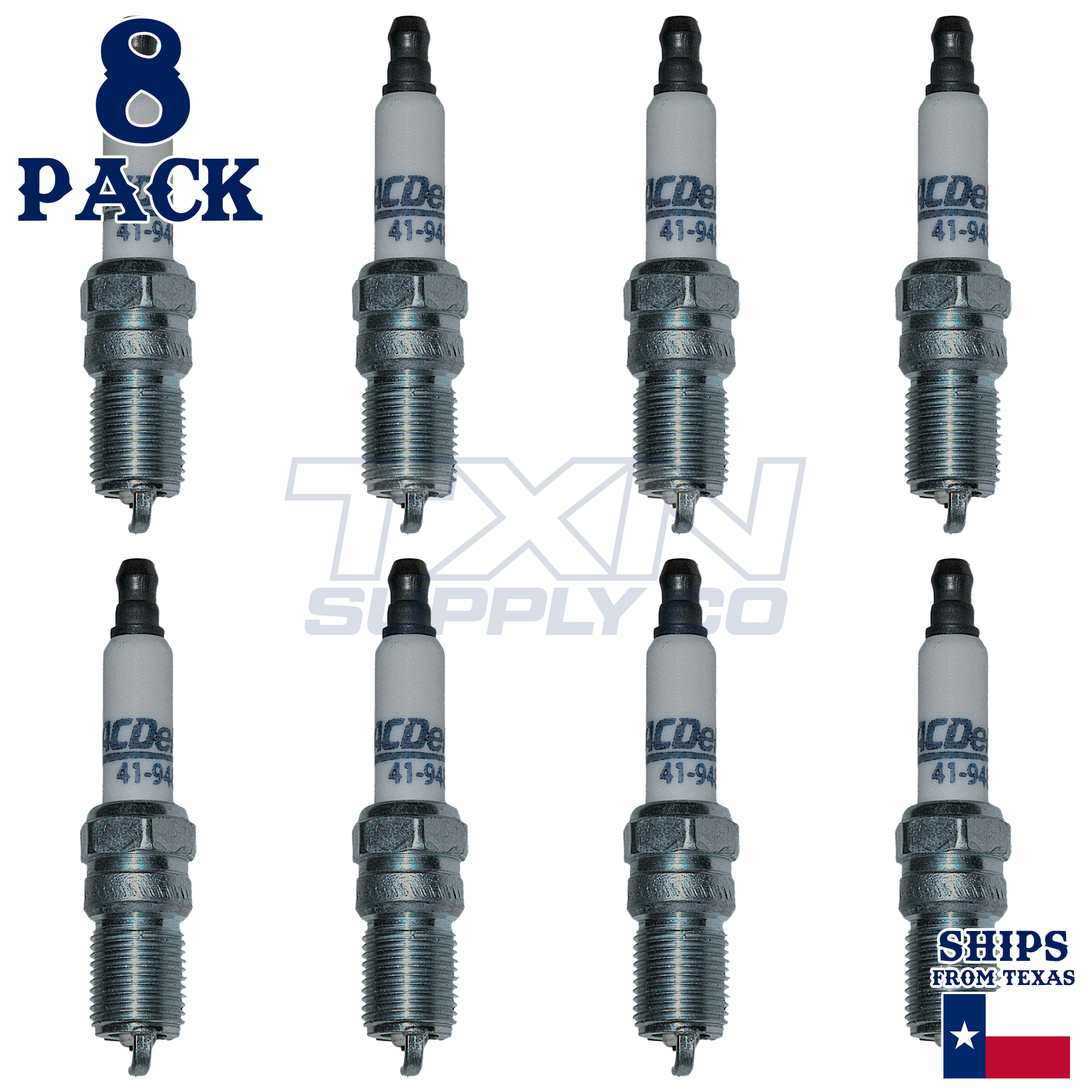 ACDelco 41-948 Spark Plugs 8 Pack - Image 1