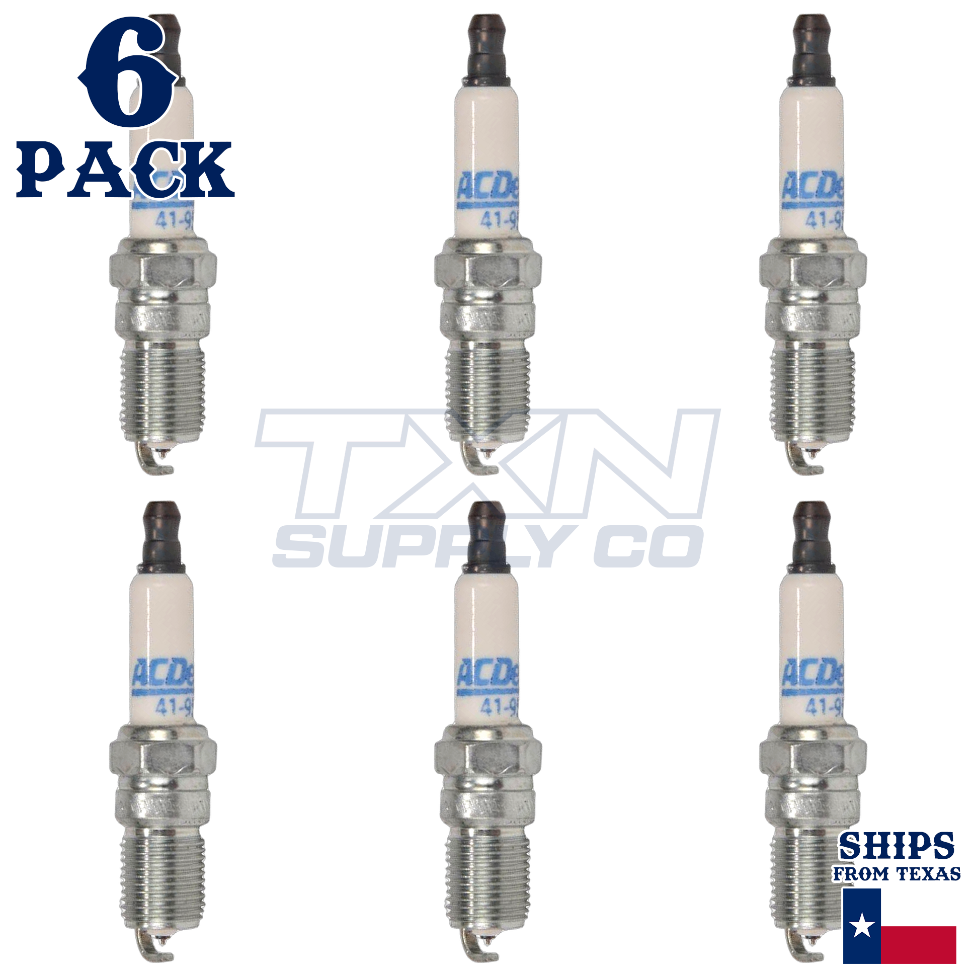 1996-1999 GMC Safari 4.3L ACDelco Double Platinum Spark Plugs - 6 Pack
