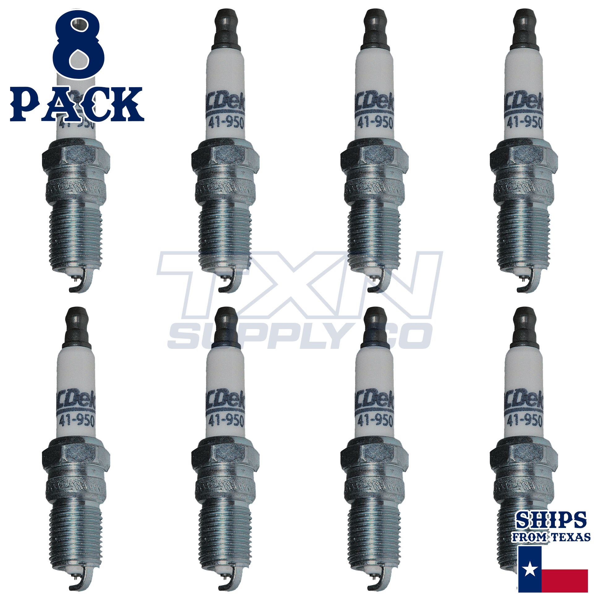 ACDelco 41-950 Spark Plugs 8 Pack - Image 1