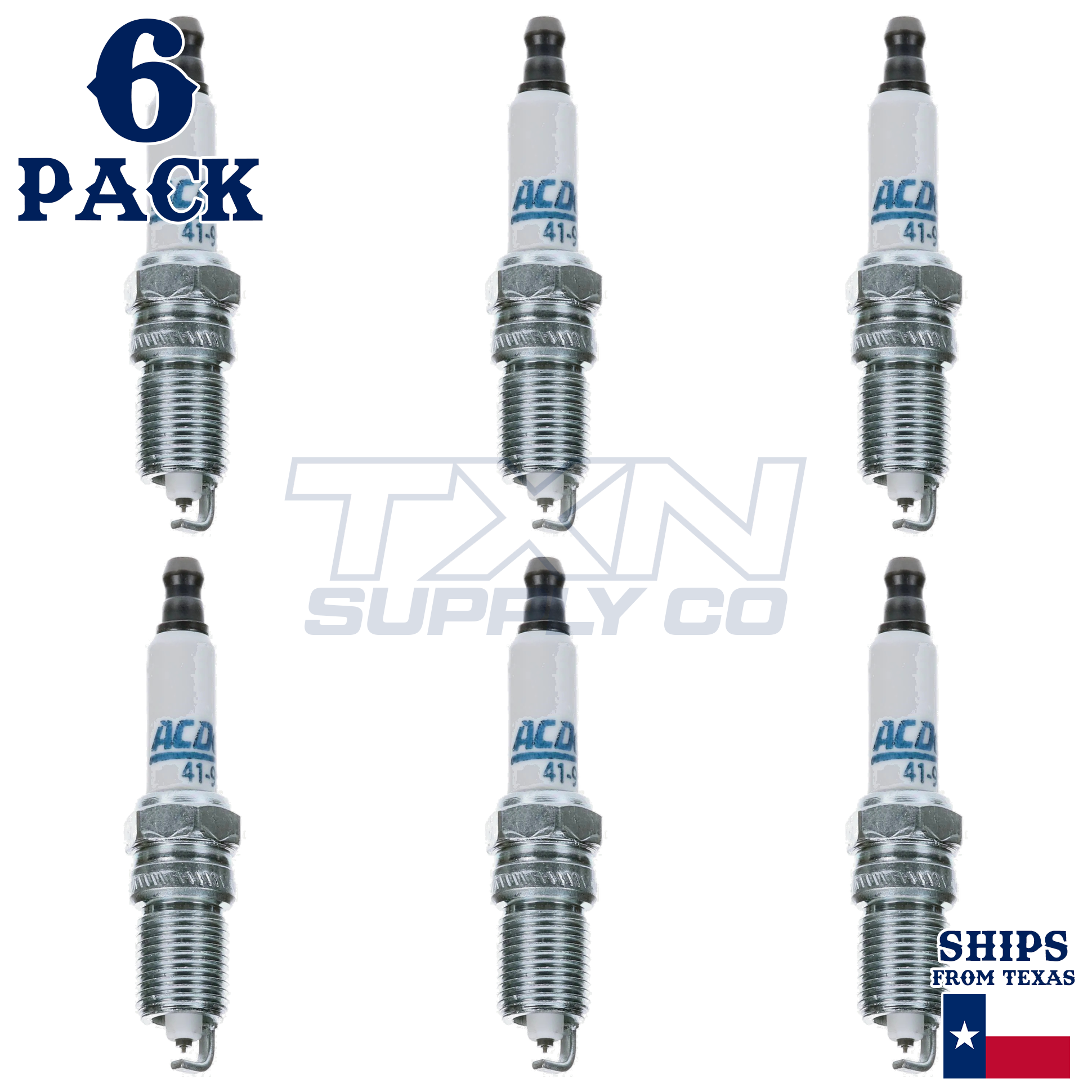 2006-2007 Saturn Relay 3.9L ACDelco Double Platinum Spark Plugs - 6 Pack - Image 1