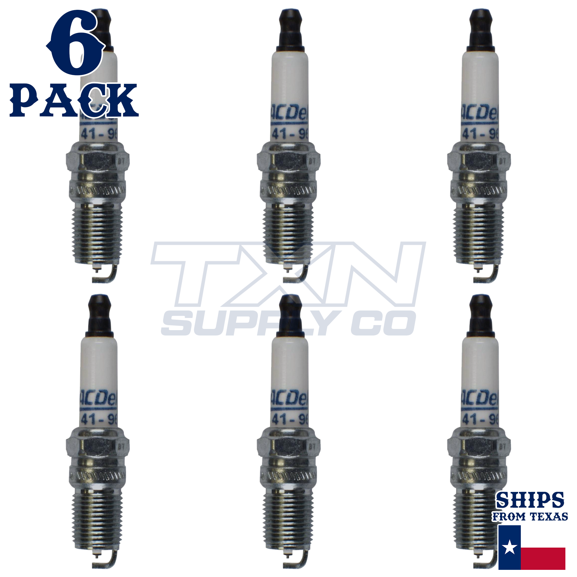 ACDelco 41-962 Spark Plugs 6 Pack - Image 1