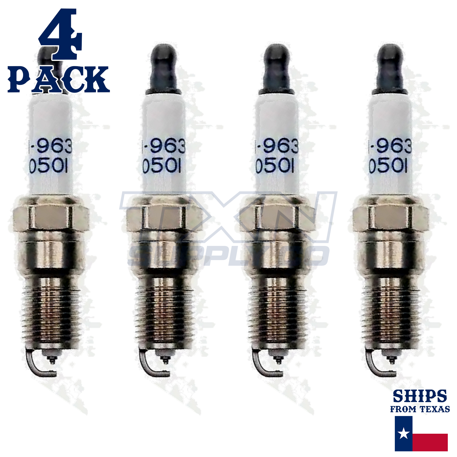 4 Pack ACDelco Double Platinum Spark Plugs 2008-2011 for Ford Focus 2.0L - Image 1