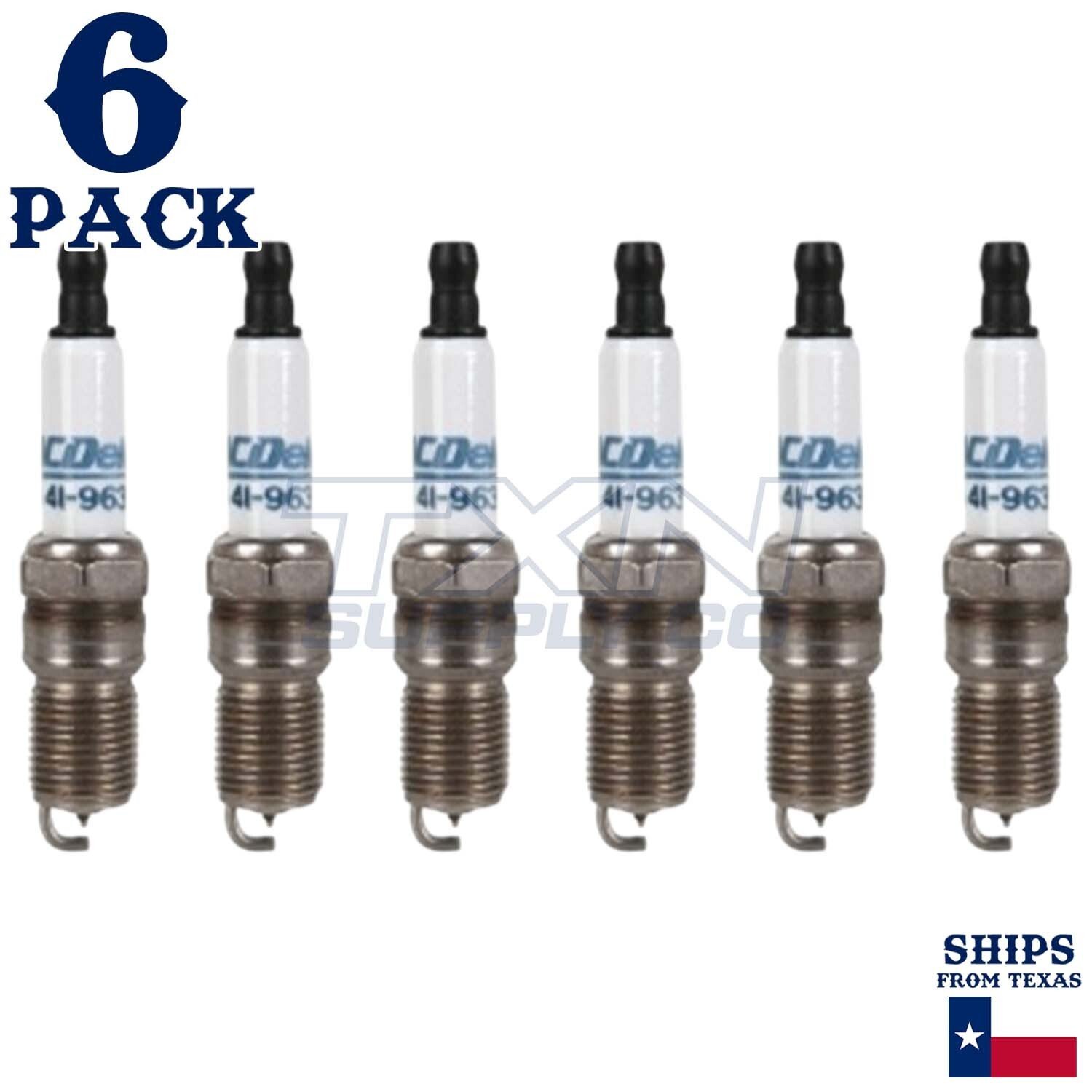 6 Pack ACDelco Double Platinum Spark Plugs 2001-2005 for Jaguar X Type 2.5L