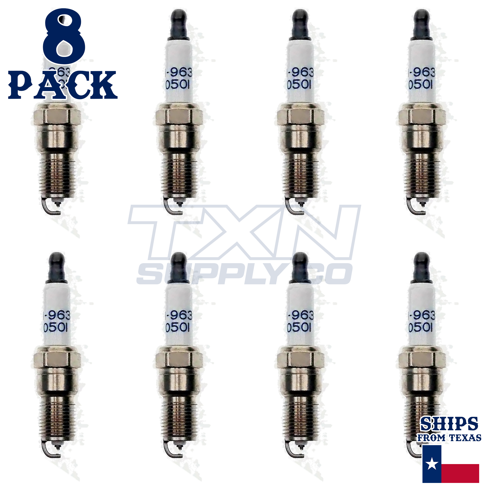 8 Pack ACDelco Double Platinum Spark Plugs 2002 for Ford Falcon 5.6L - Image 1