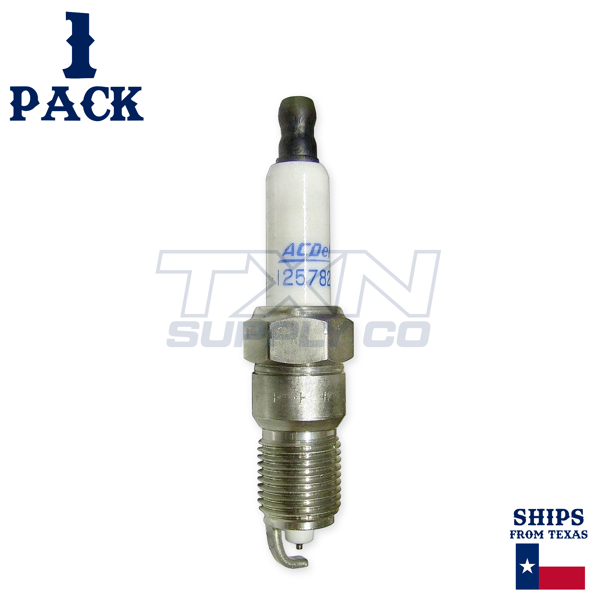 1 Pack Genuine GM ACDelco Double Platinum Spark Plug 41-983 - Image 1