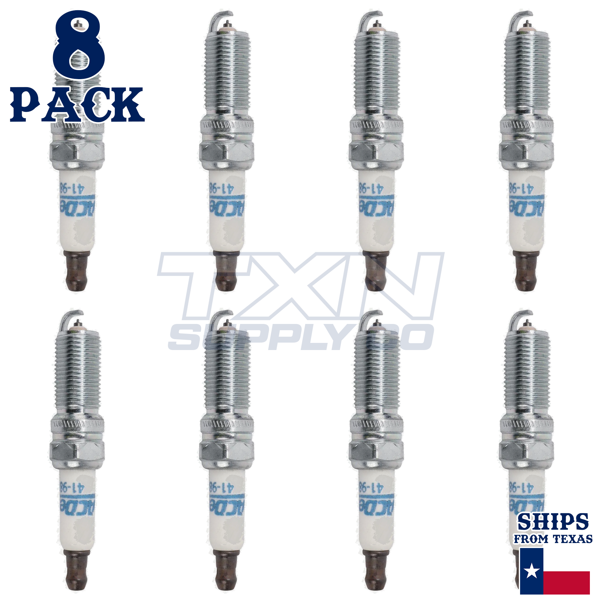 2014-2015 Chevrolet Corvette 6.2L ACDelco Iridium Spark Plugs - 8 Pack - Image 2