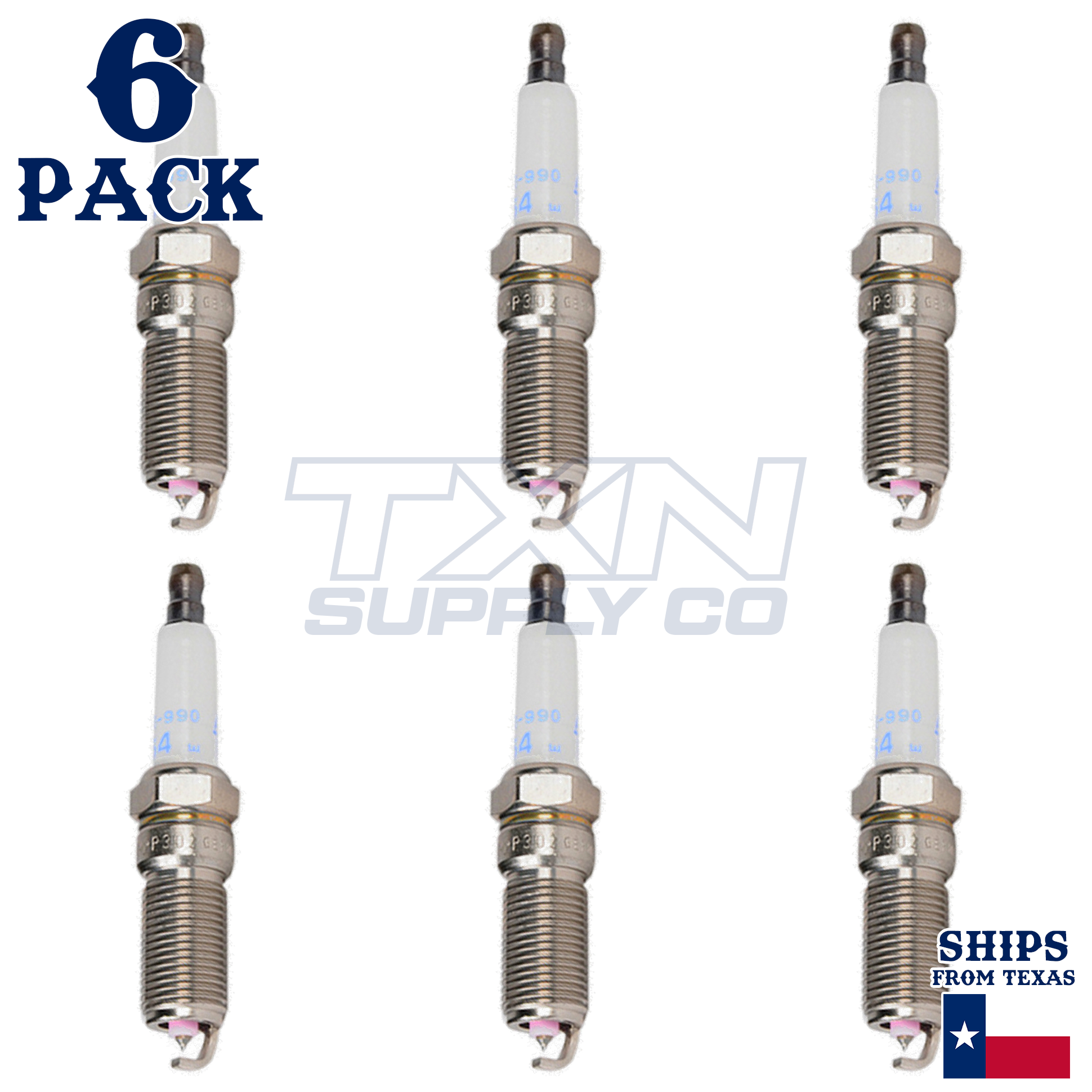 2005-2009 Cadillac SRX 3.6L ACDelco Double Platinum Spark Plugs - 6 Pack
