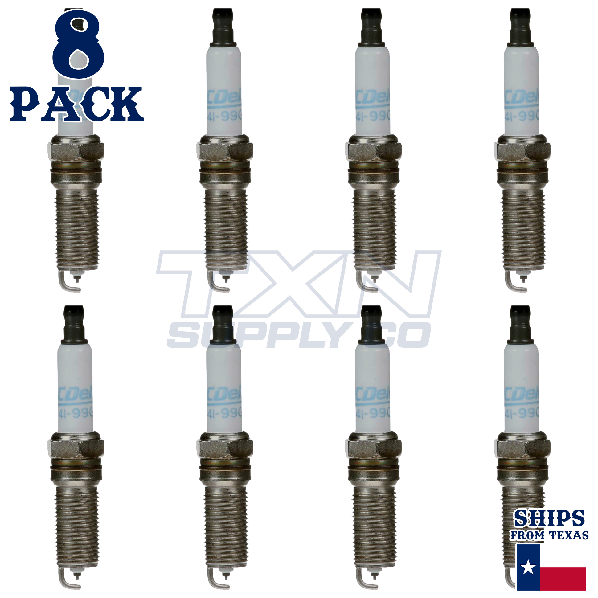 ACDelco 41-990 Spark Plugs 8 Pack - Image 1