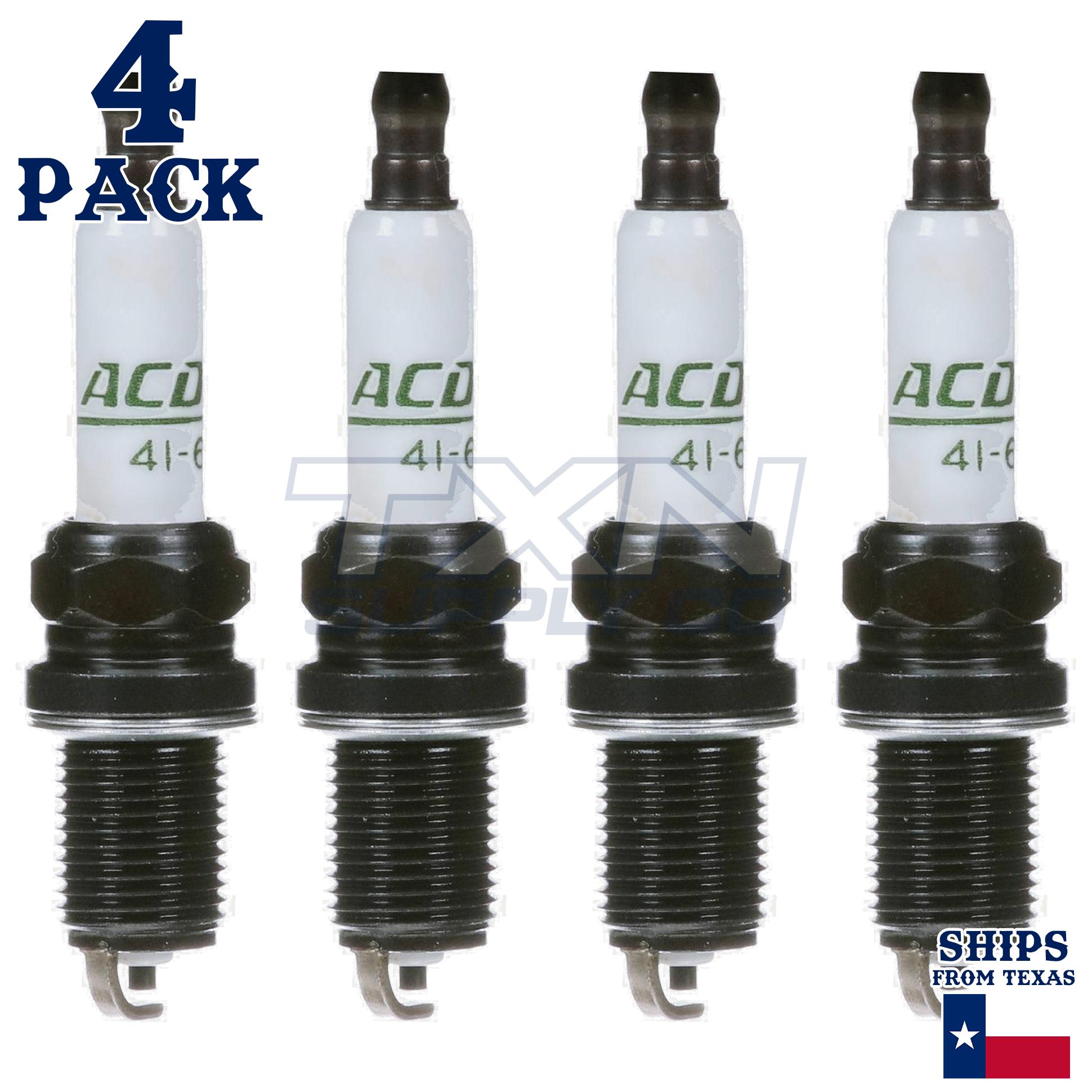 4 Pack ACDelco Standard Spark Plugs 1994-1998 for Ford Laser 1.8L - Image 1