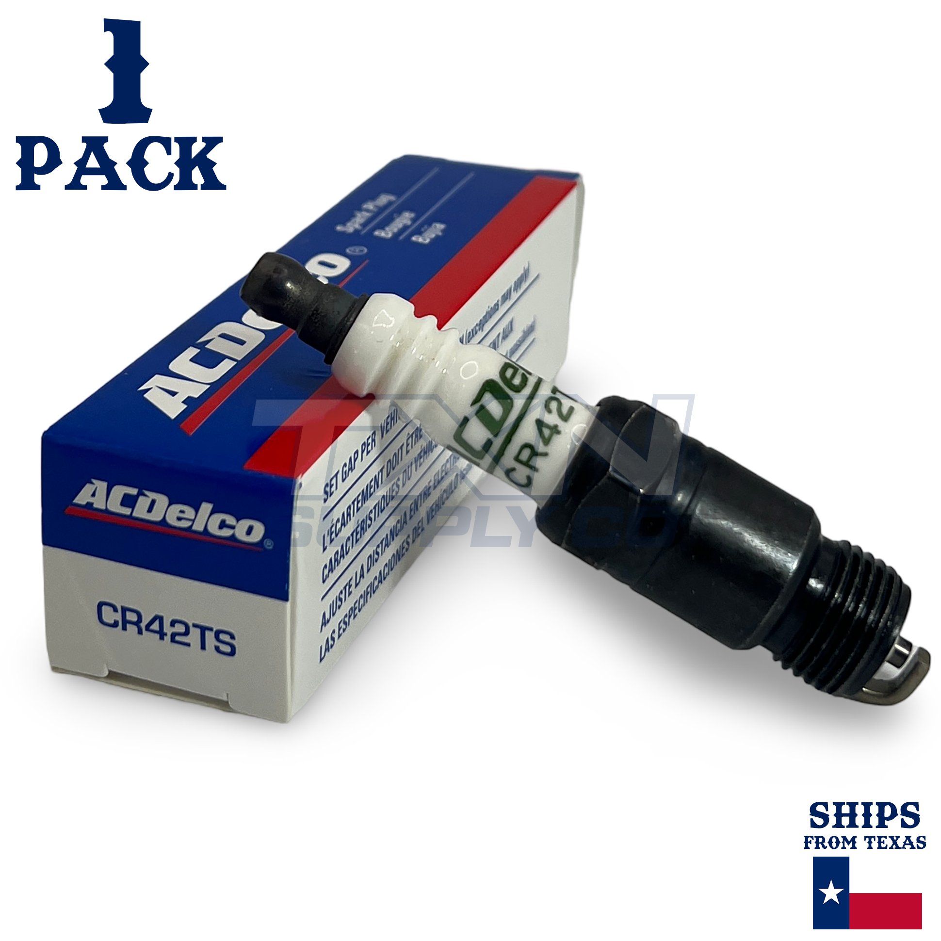 1 Pack Genuine GM ACDelco Spark Plug CR42TS - Image 1