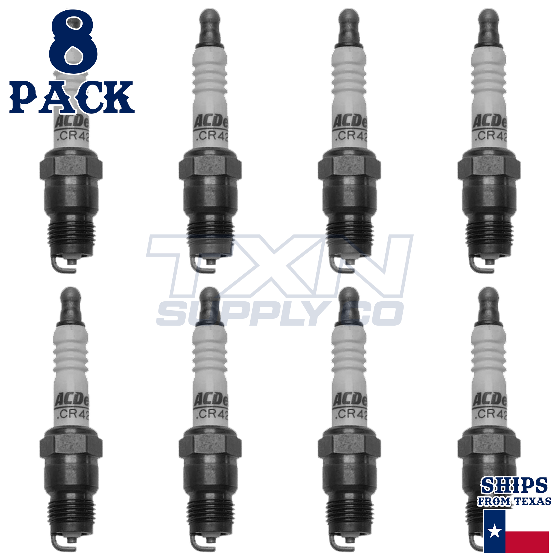 ACDelco CR42TS Spark Plugs 8 Pack