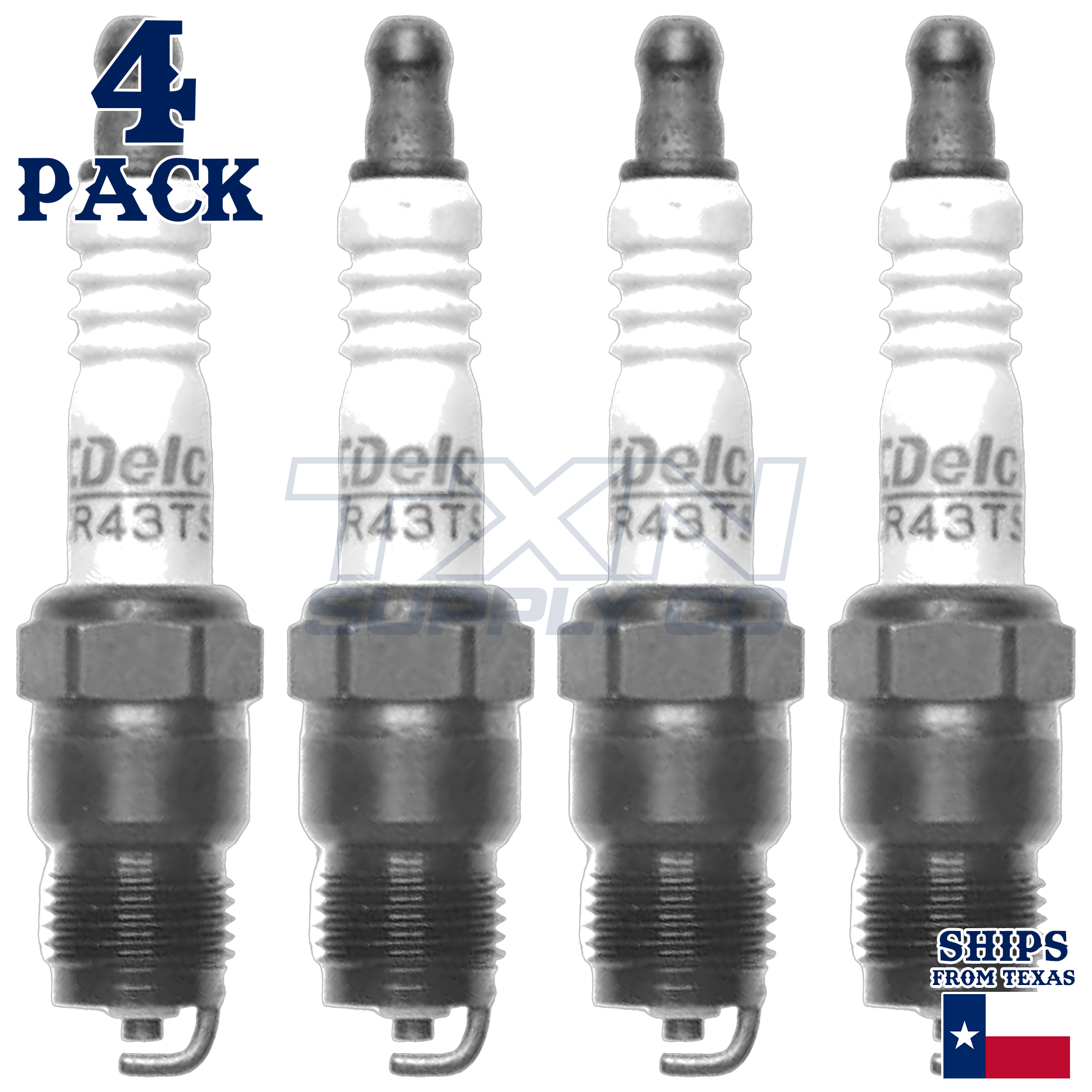 ACDelco CR43TS Copper Spark Plug - 4 Pack - 19354425 GM OEM - Image 2