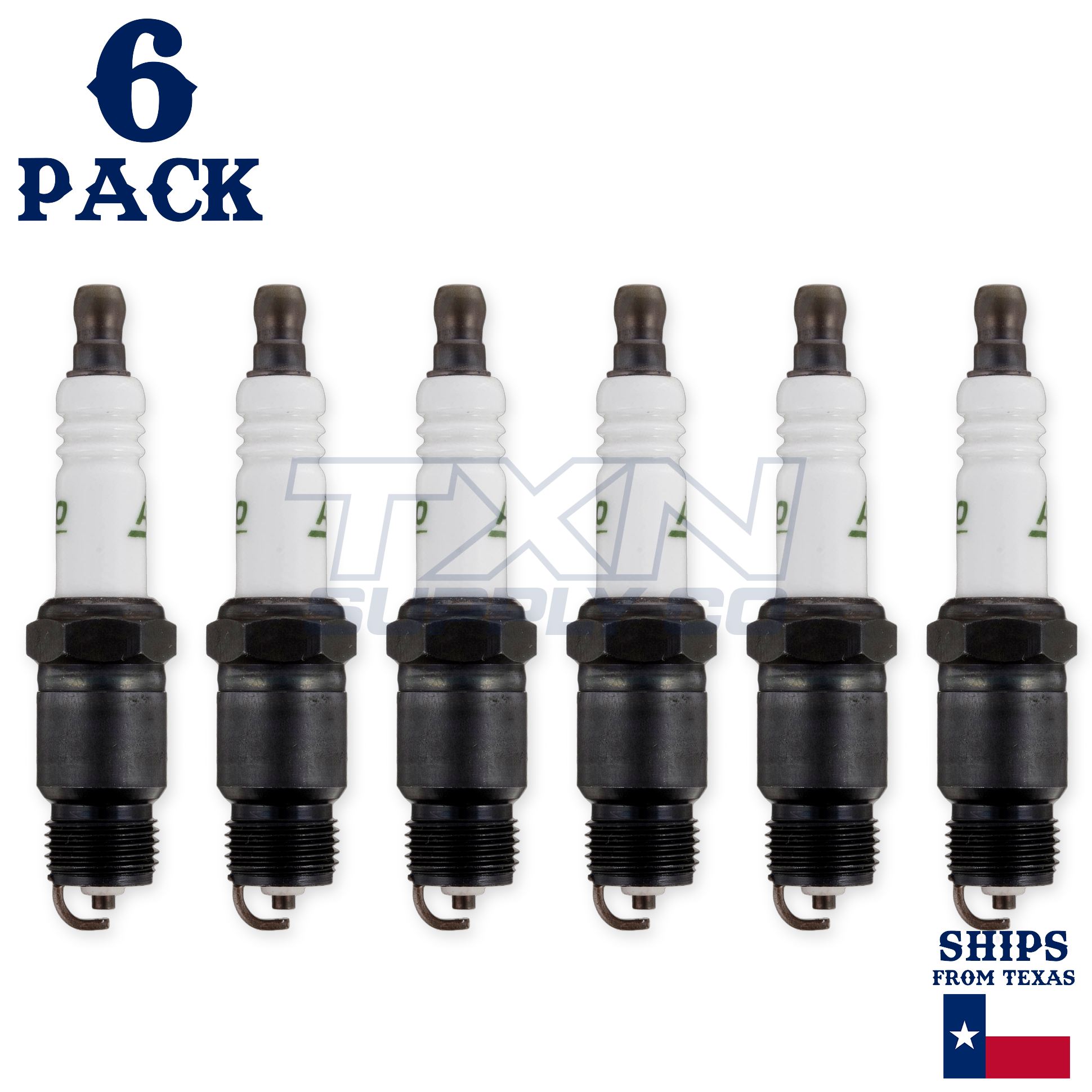 ACDelco CR43TS Copper Spark Plug - 6 Pack - 19354425 GM OEM - Image 2