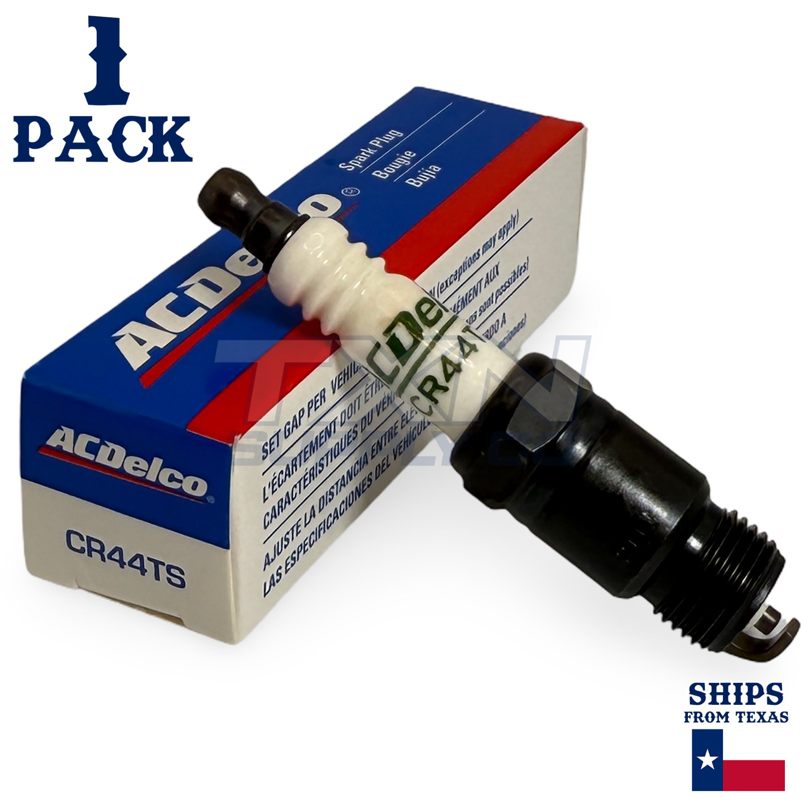 1 Pack Genuine GM ACDelco Spark Plugs CR44TS - Image 1