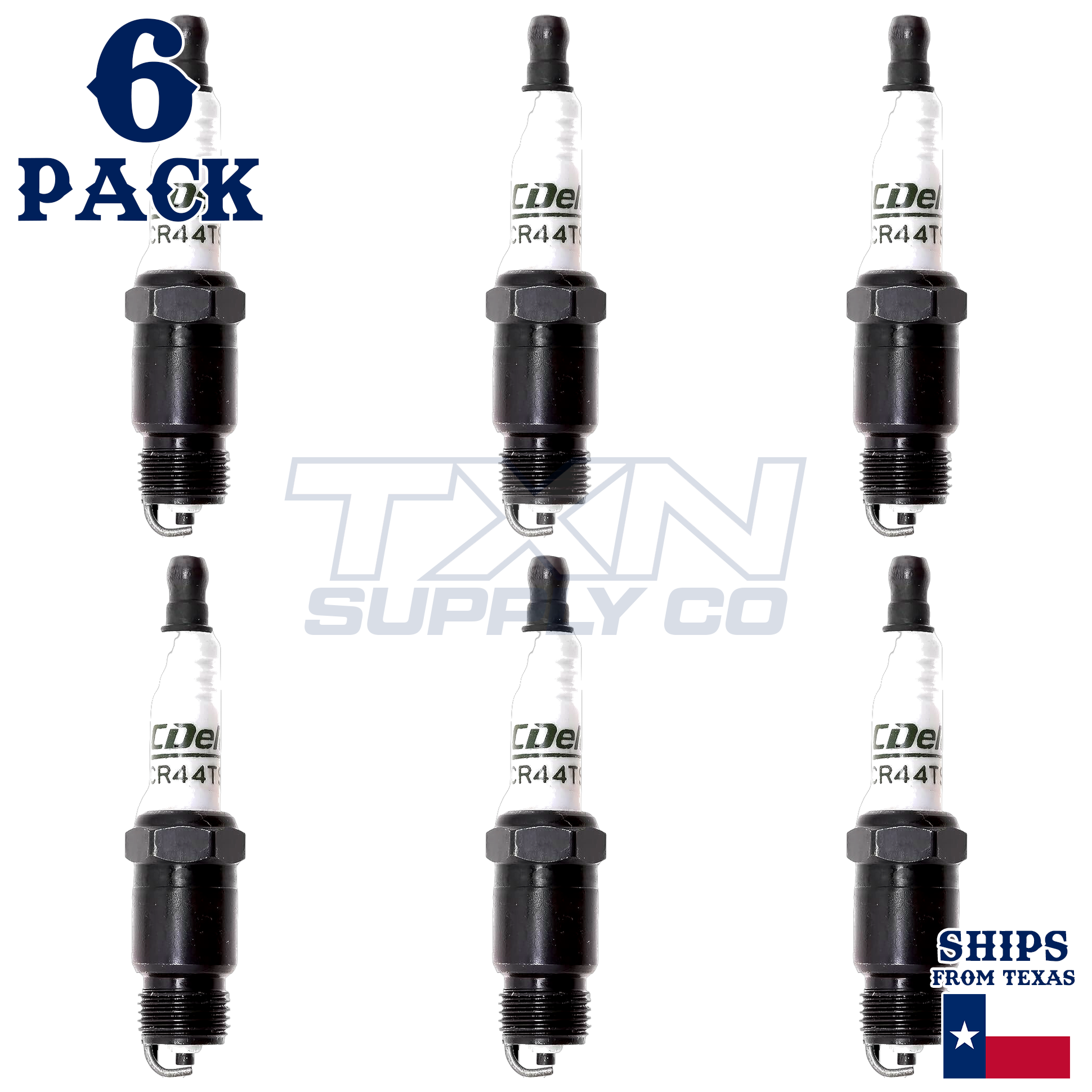 6 Pack Genuine GM ACDelco Spark Plugs CR44TS - Image 2