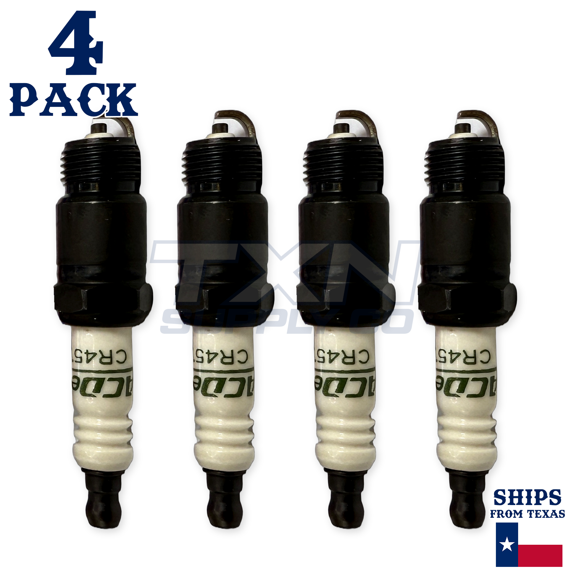 4 Pack Genuine GM ACDelco Spark Plugs CR45TS - Image 2