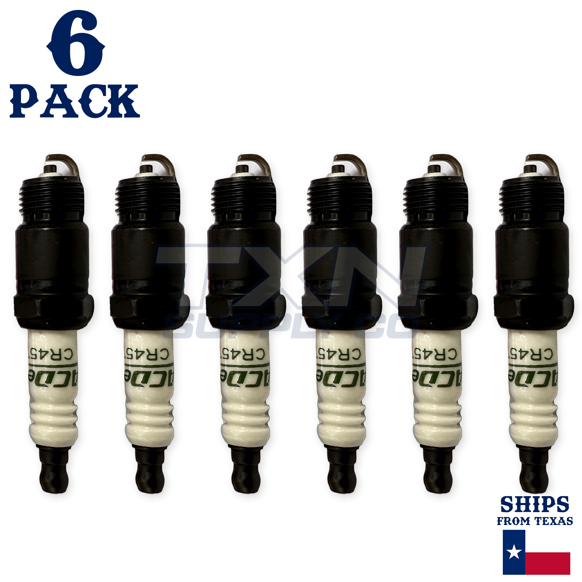 6 Pack Genuine GM ACDelco Spark Plugs CR45TS - Image 2