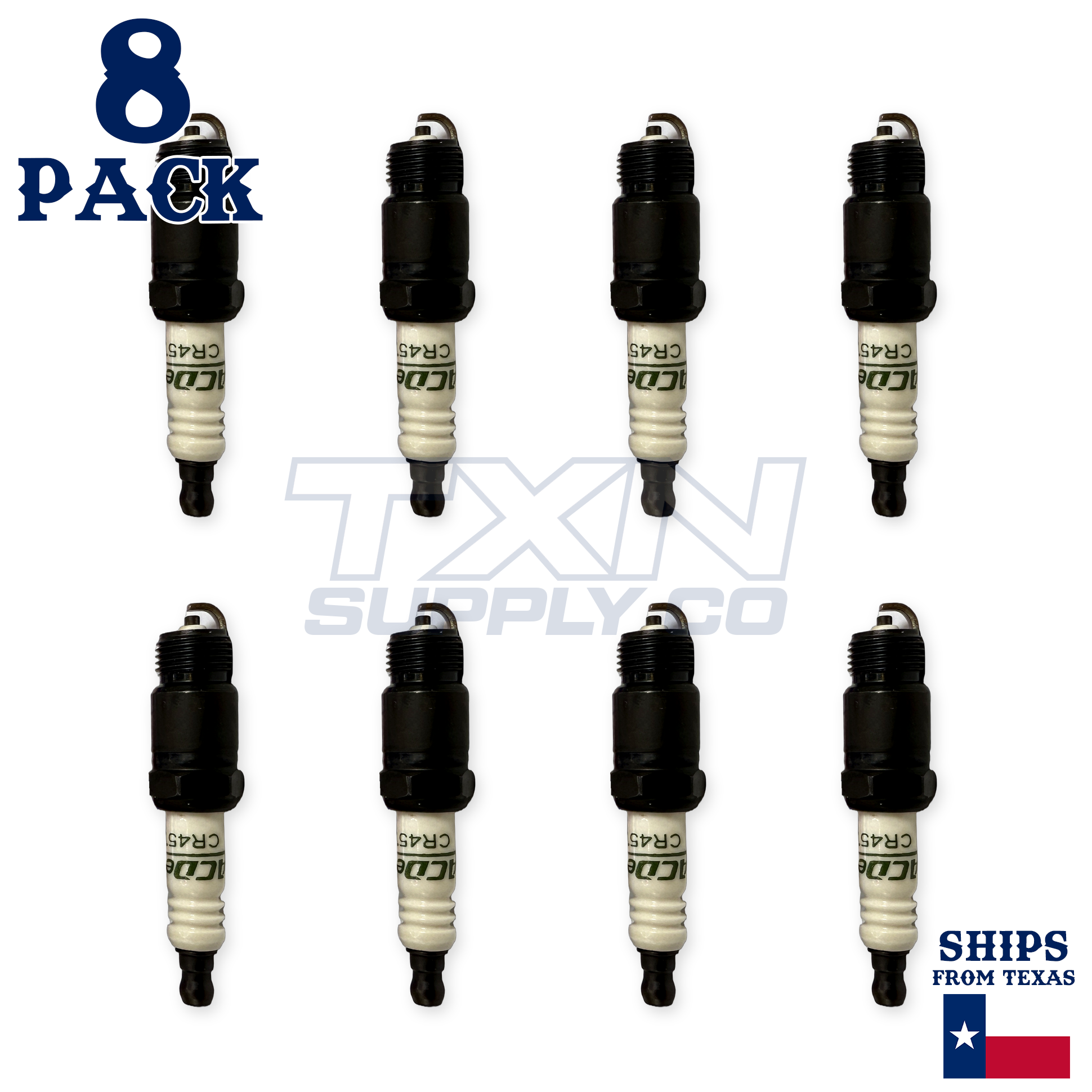 1992-1993 Chevrolet Caprice 5.0L ACDelco Spark Plugs - 8 Pack - Image 2