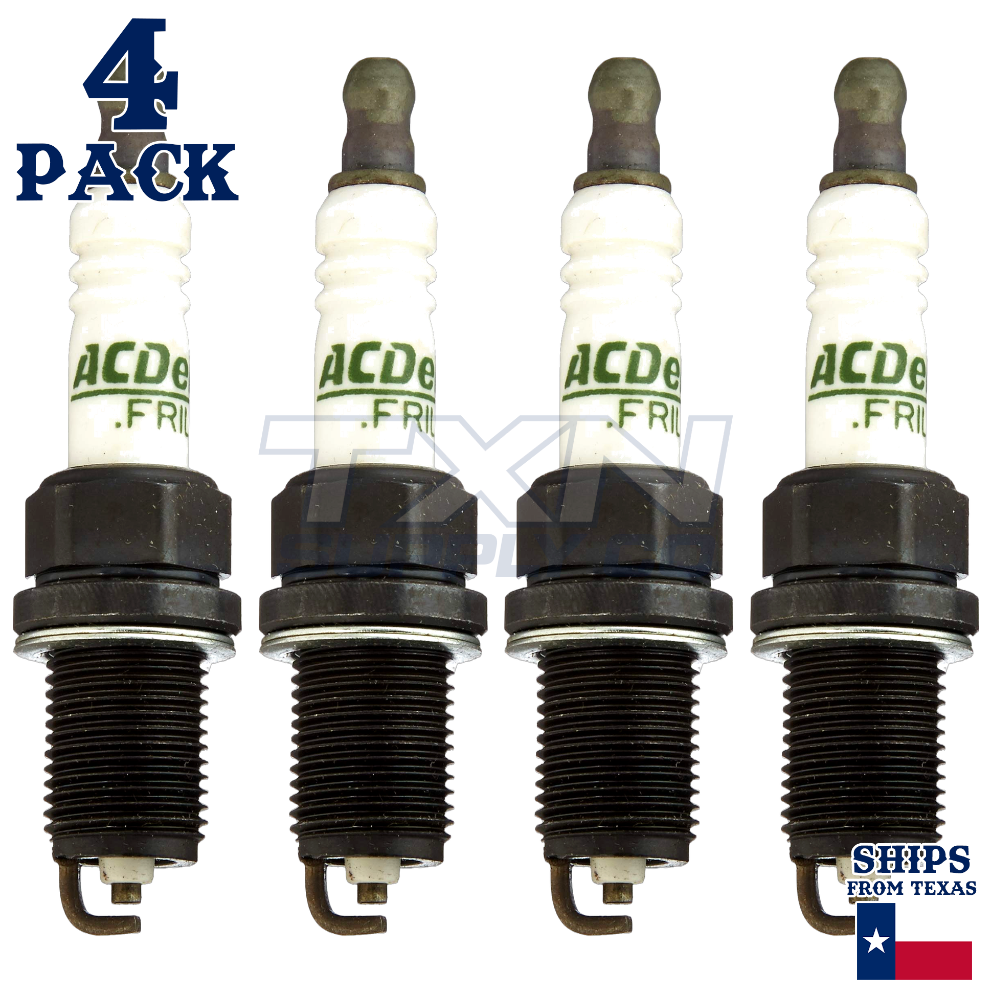 4 Pack ACDelco Spark Plugs FR1LS - Image 1
