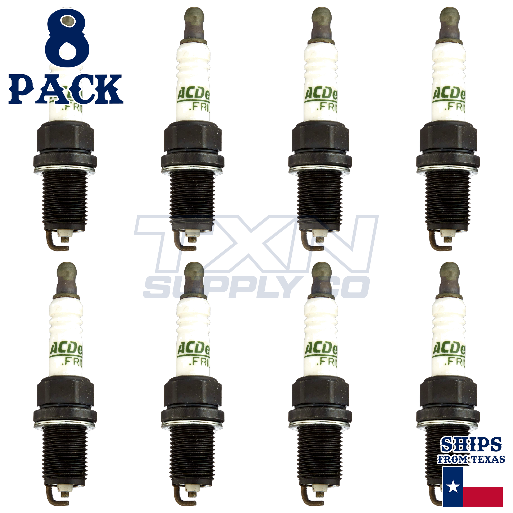 8 Pack ACDelco Spark Plugs FR1LS - Image 1