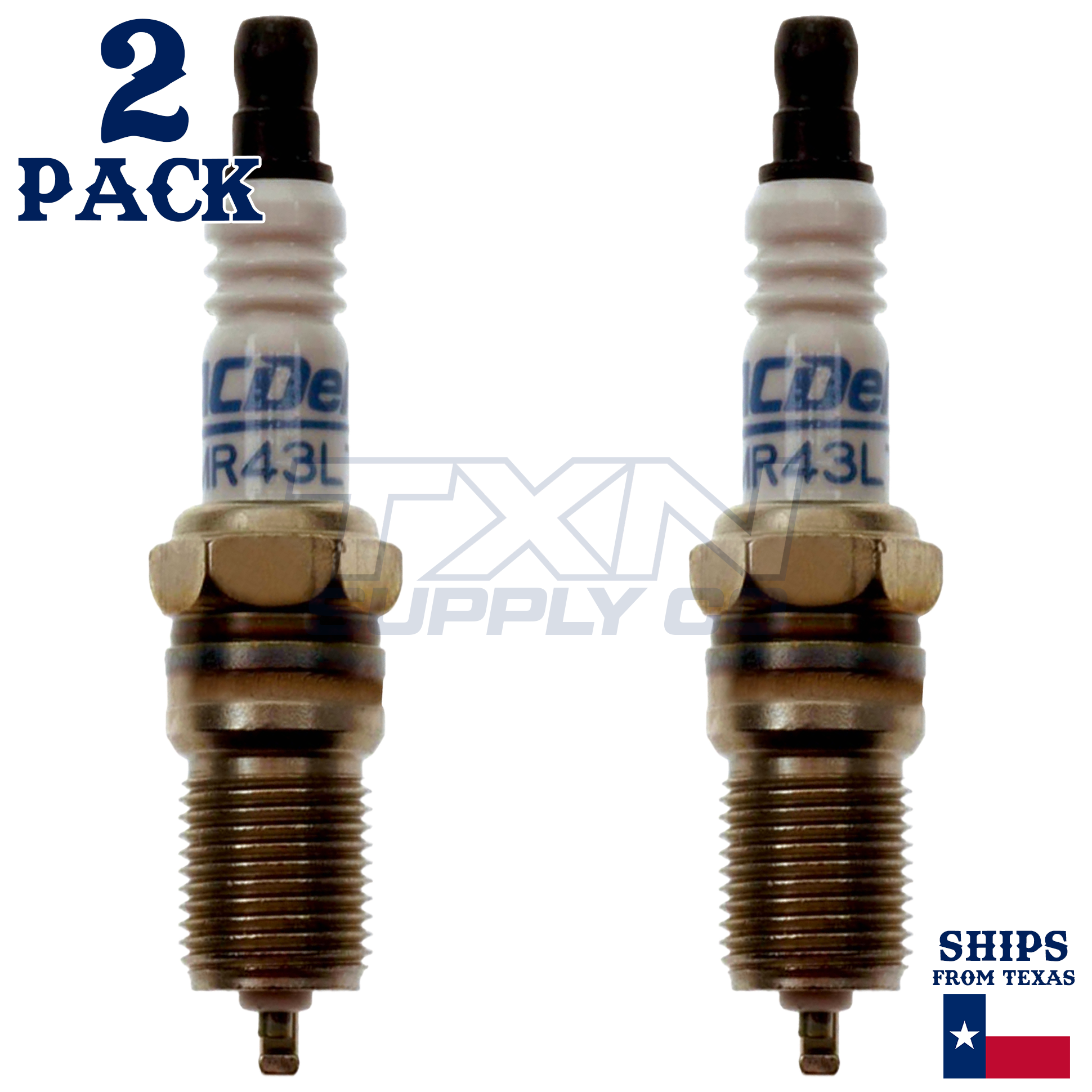 ACDelco MR43LTS Spark Plugs 2 Pack - Image 1