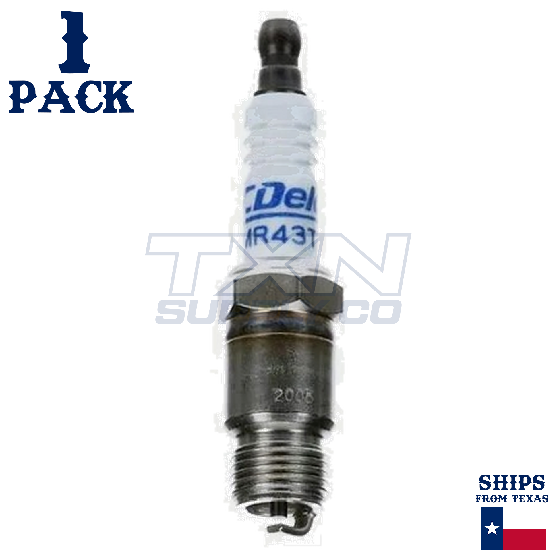 Quicksilver 898264001 AC Delco MR43T Spark Plug - 1 Pack - Image 2