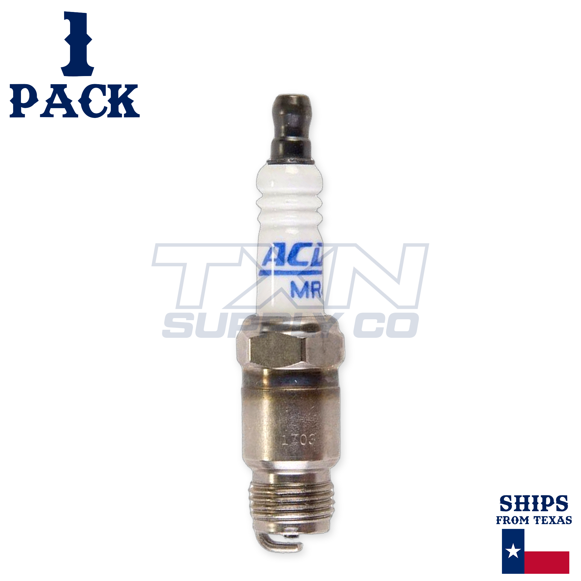 Quicksilver 898264001 AC Delco MR43T Spark Plug - 1 Pack - Image 2