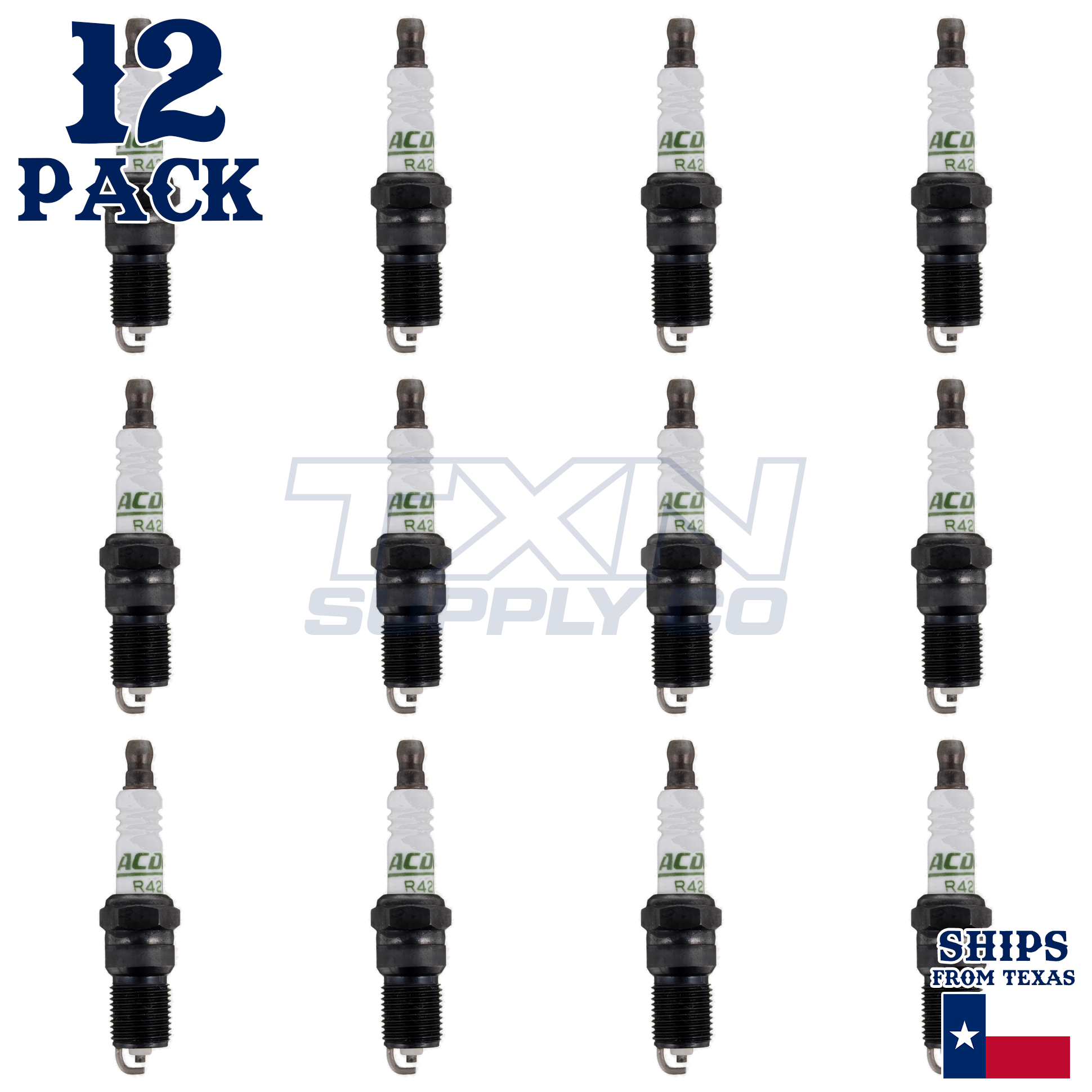 12 Pack ACDelco Standard Spark Plugs 1993-1995 for Jaguar XJ12 6.0L - Image 1