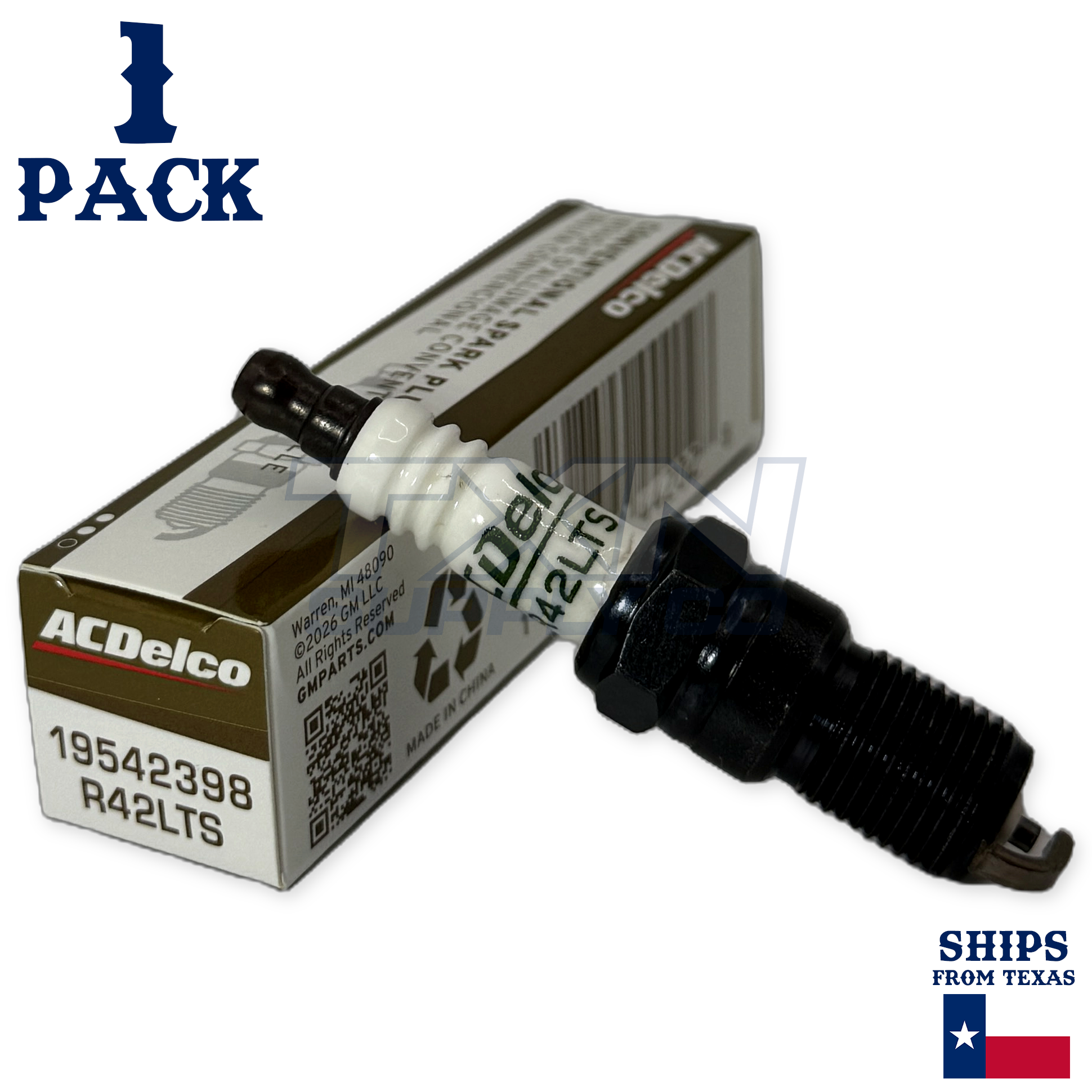 1 Pack Genuine GM ACDelco Spark Plug R42LTS - Image 1