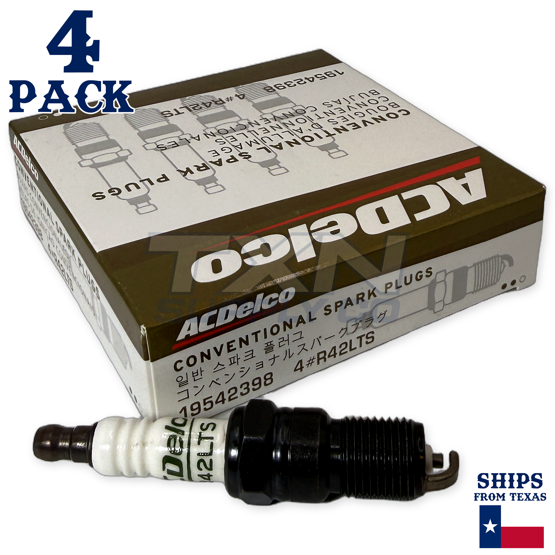 4 Pack ACDelco Standard Spark Plugs 2004-2006 for Ford Escape 2.3L